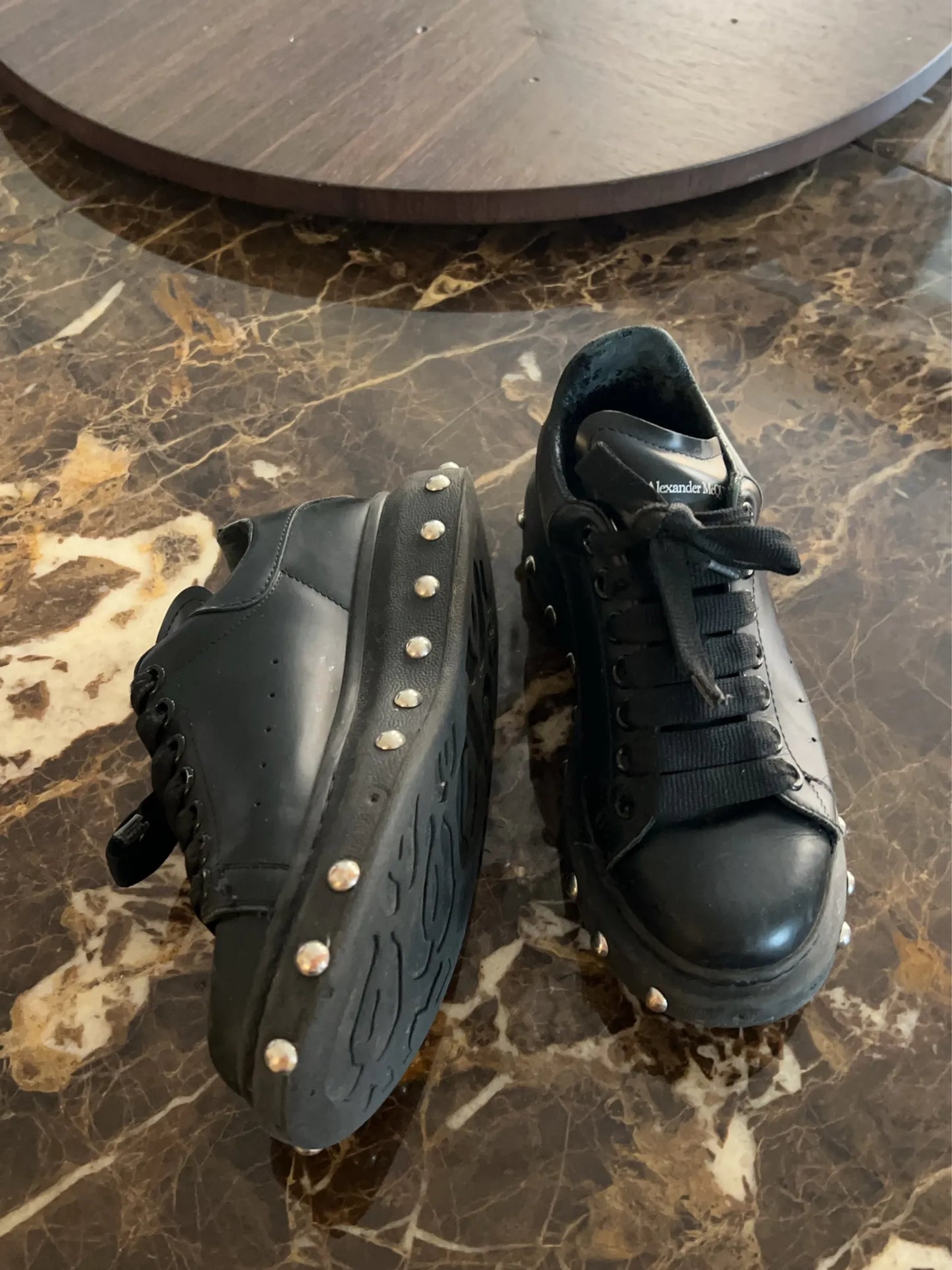 Alexander Mcqueen-skinnsneakers