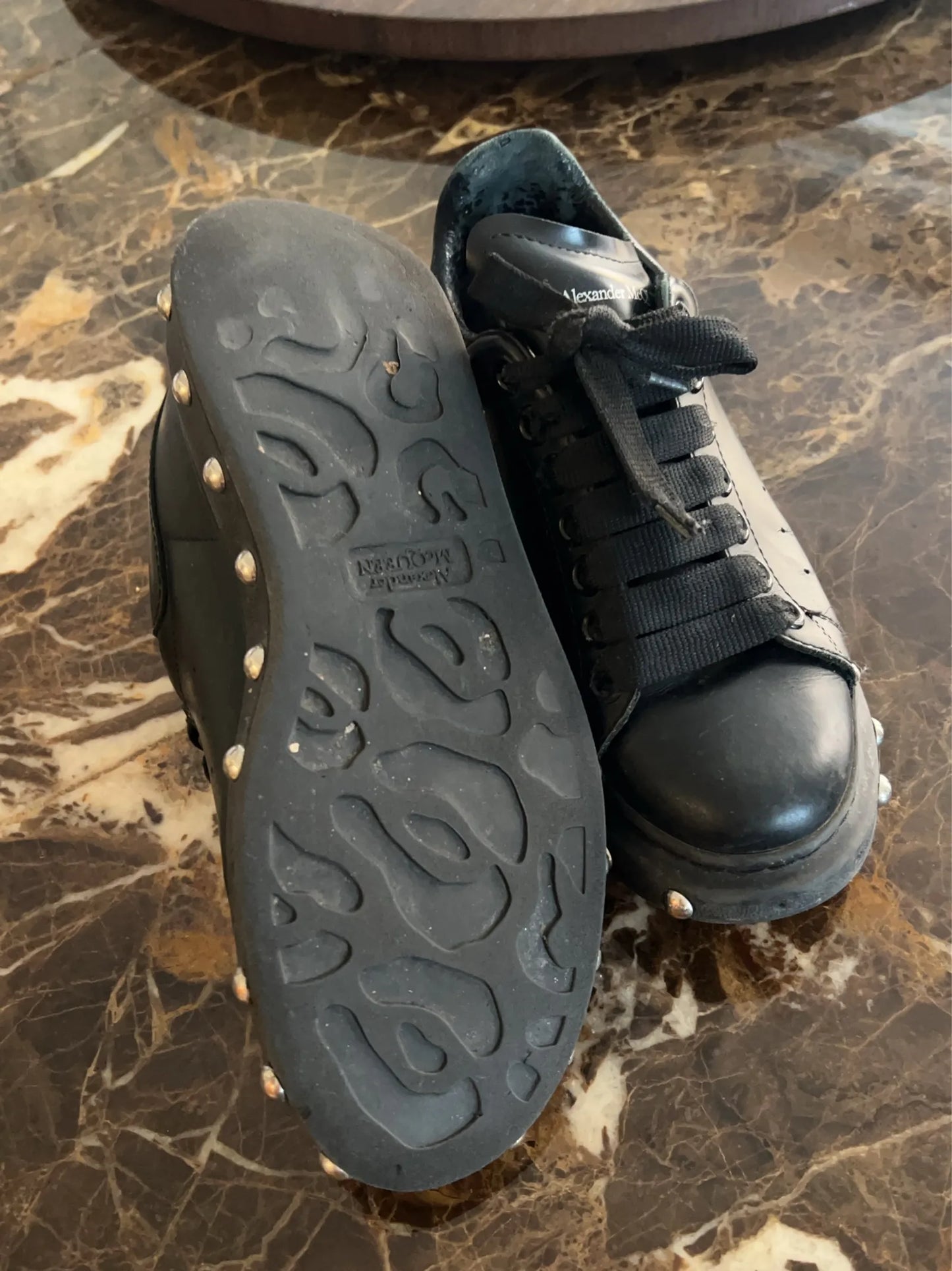 Alexander Mcqueen-skinnsneakers