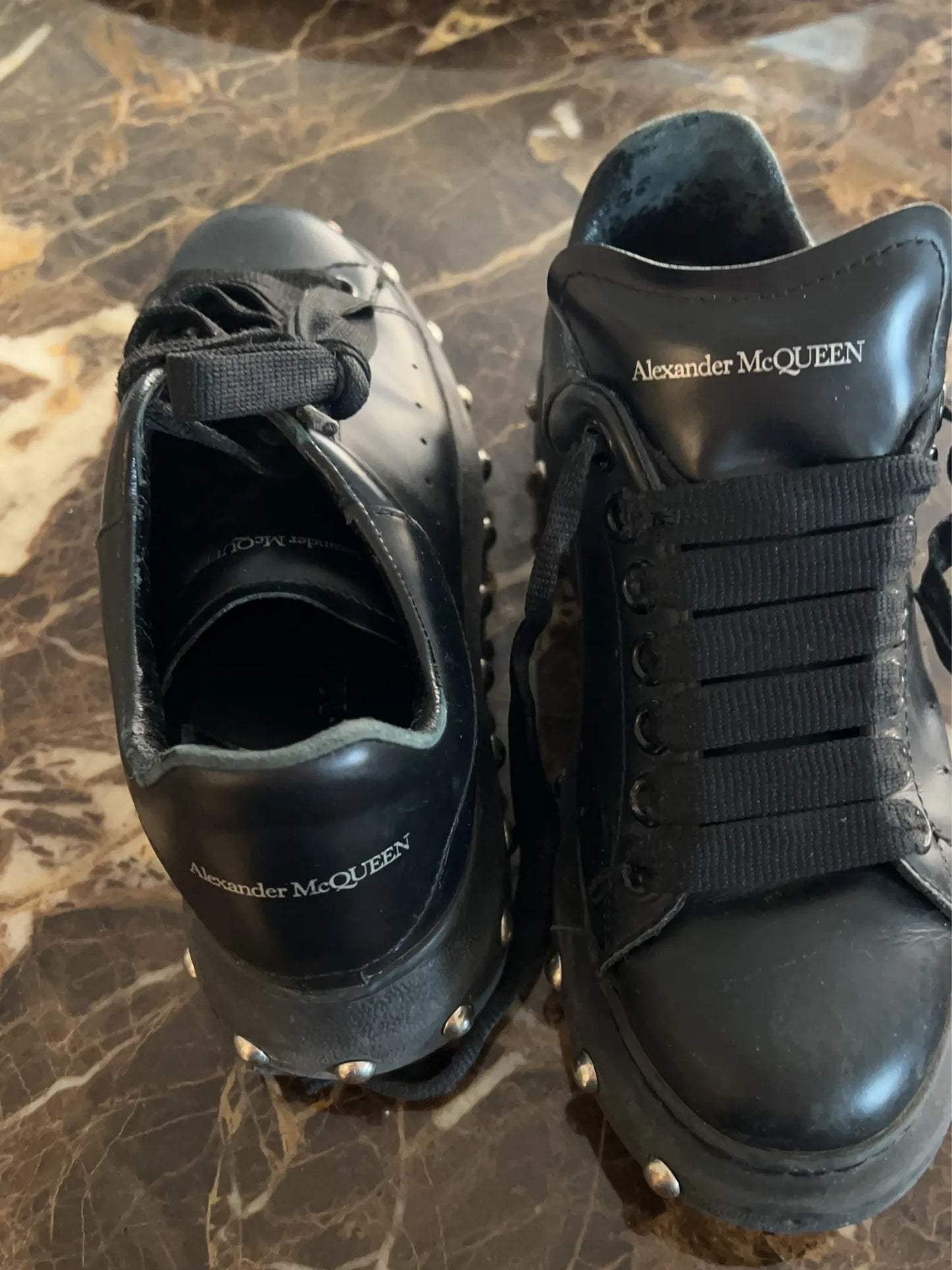 Alexander Mcqueen-skinnsneakers