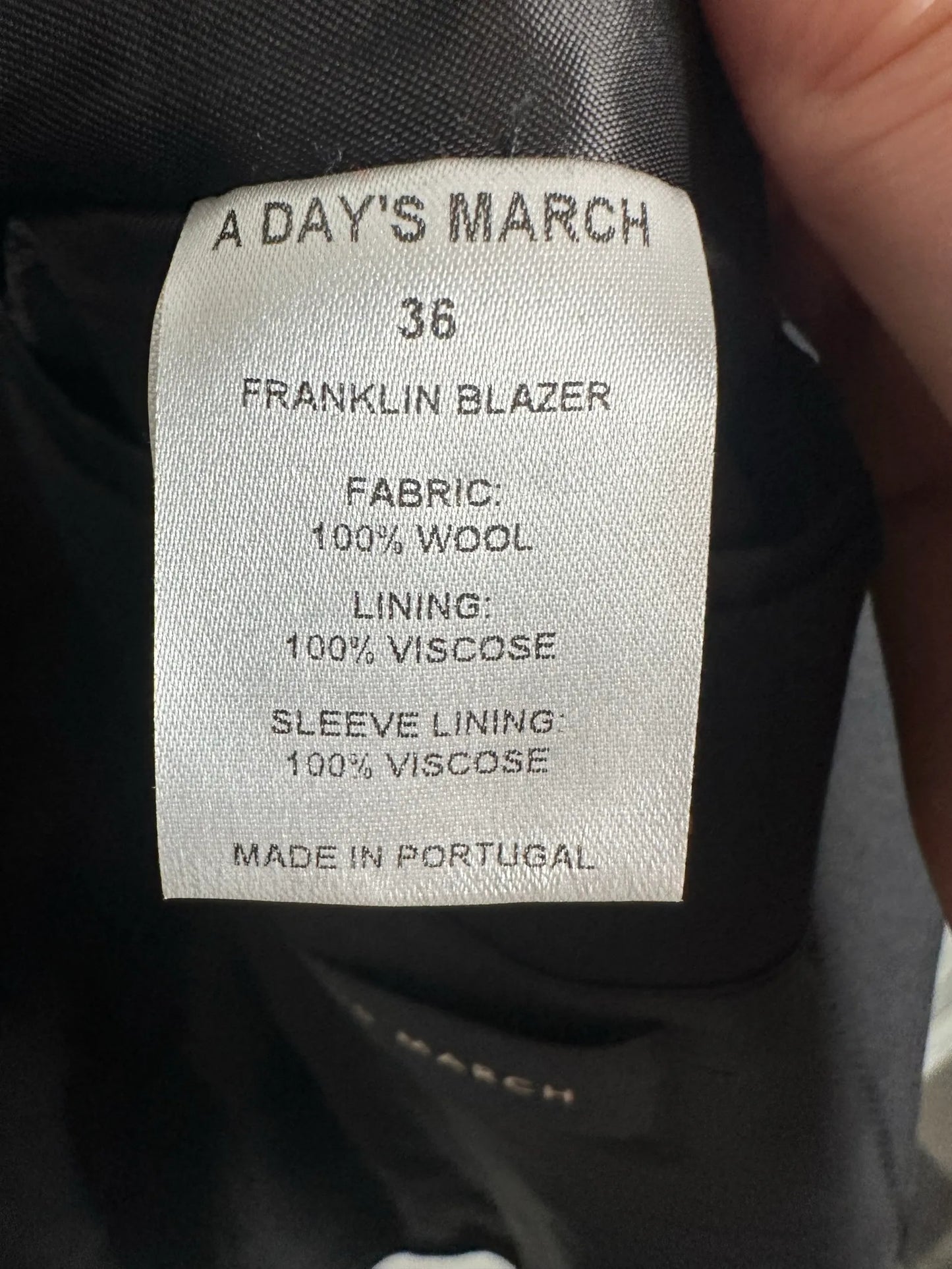A Day's March Franklin Blazer Blazer