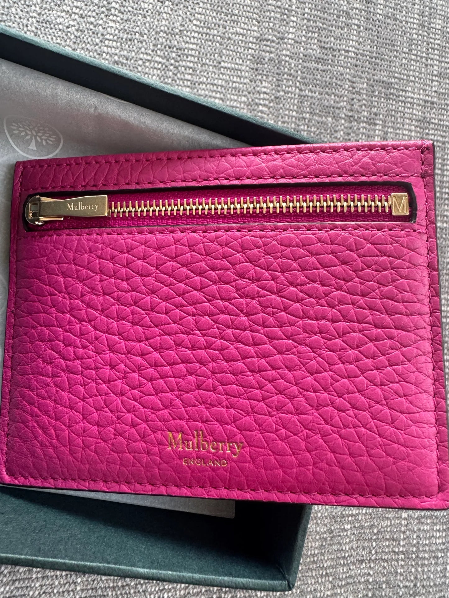 Mulberry Zipped Credit Card S Wallet