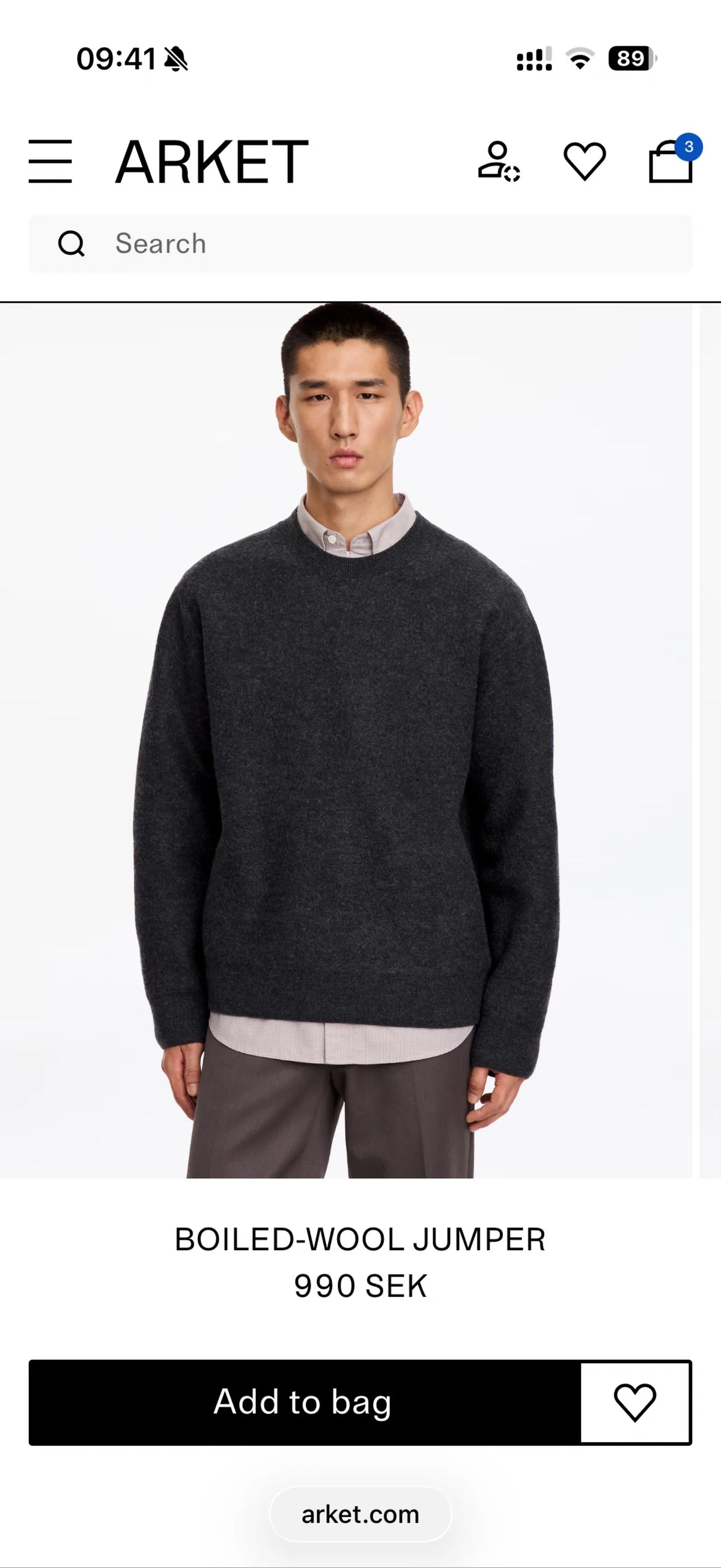 Arket-ulltröja NWOT