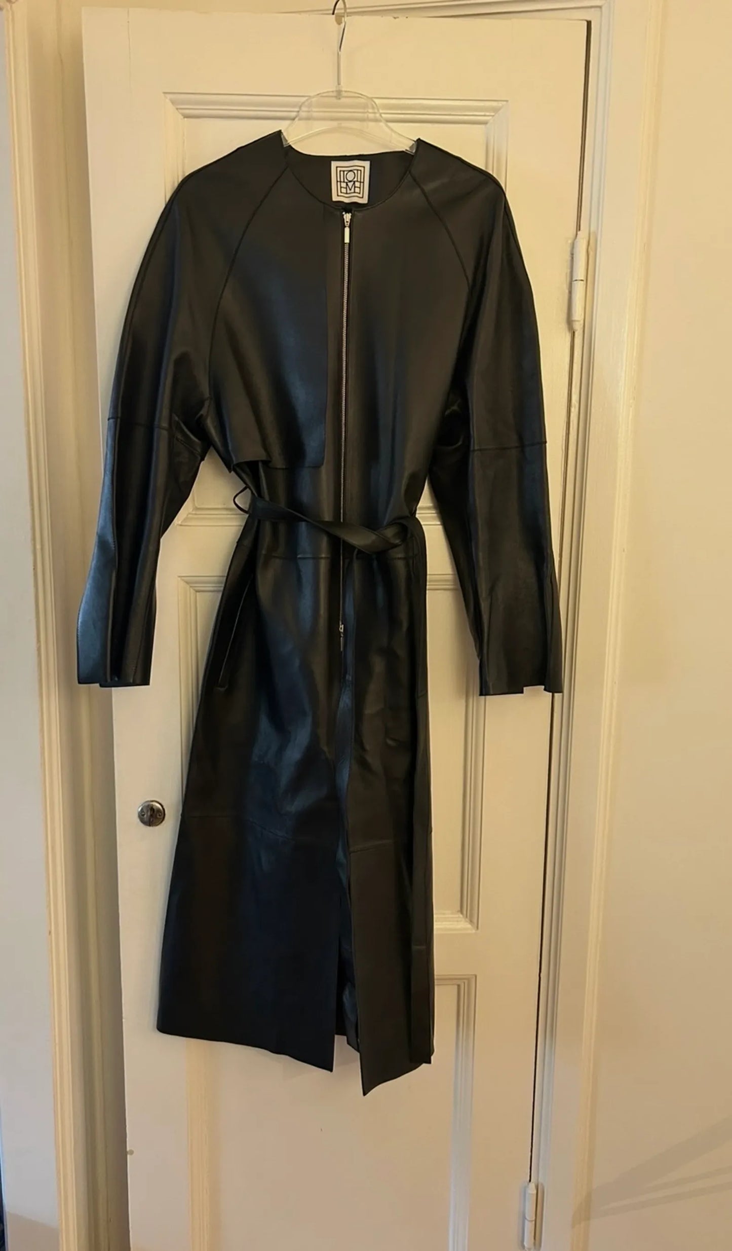 Toteme Leather Trench Coat