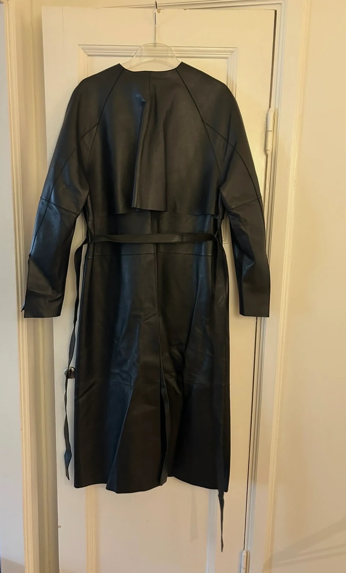 Toteme Leather Trench Coat