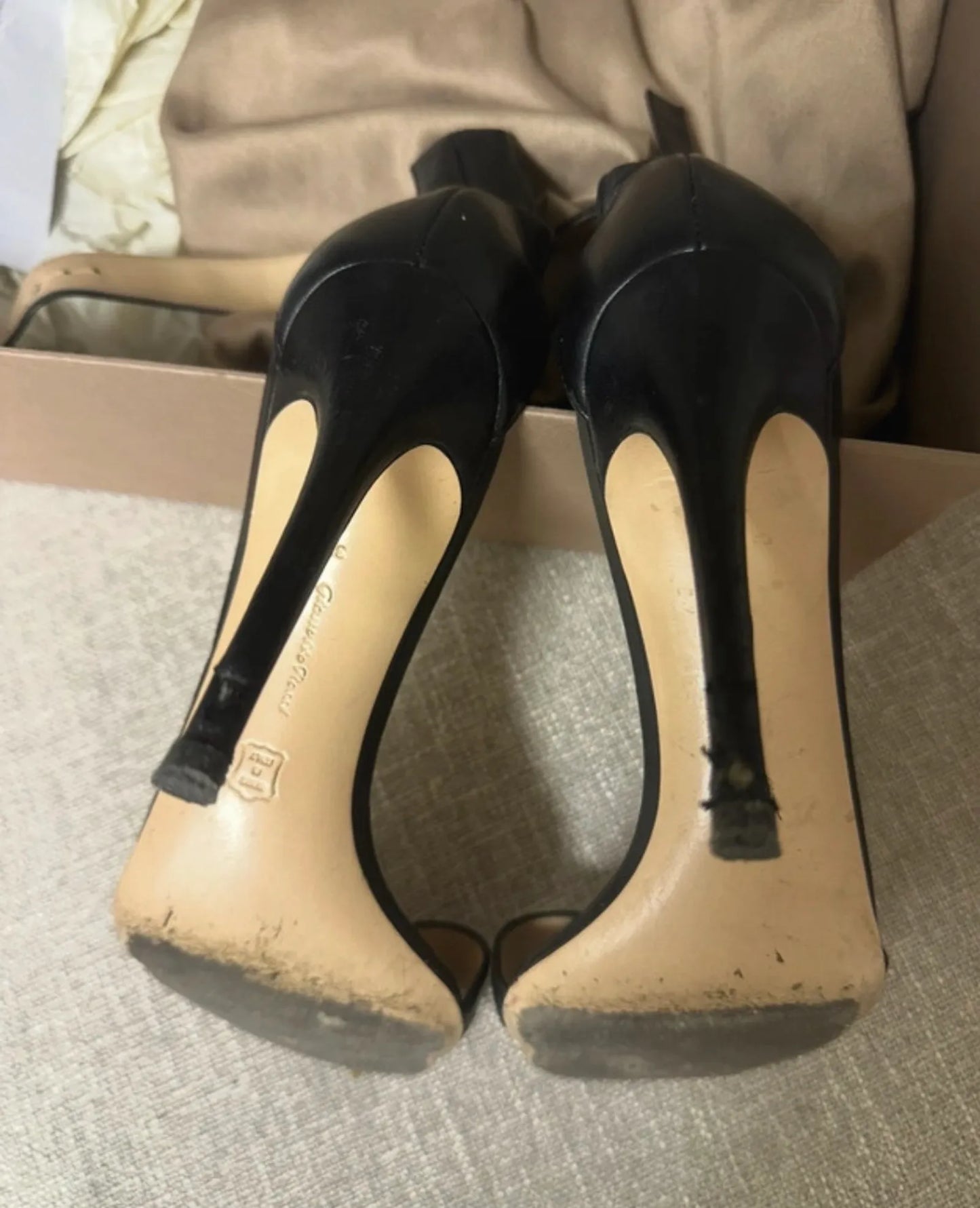 Gianvito Rossi Portofino 105-skinnklackar