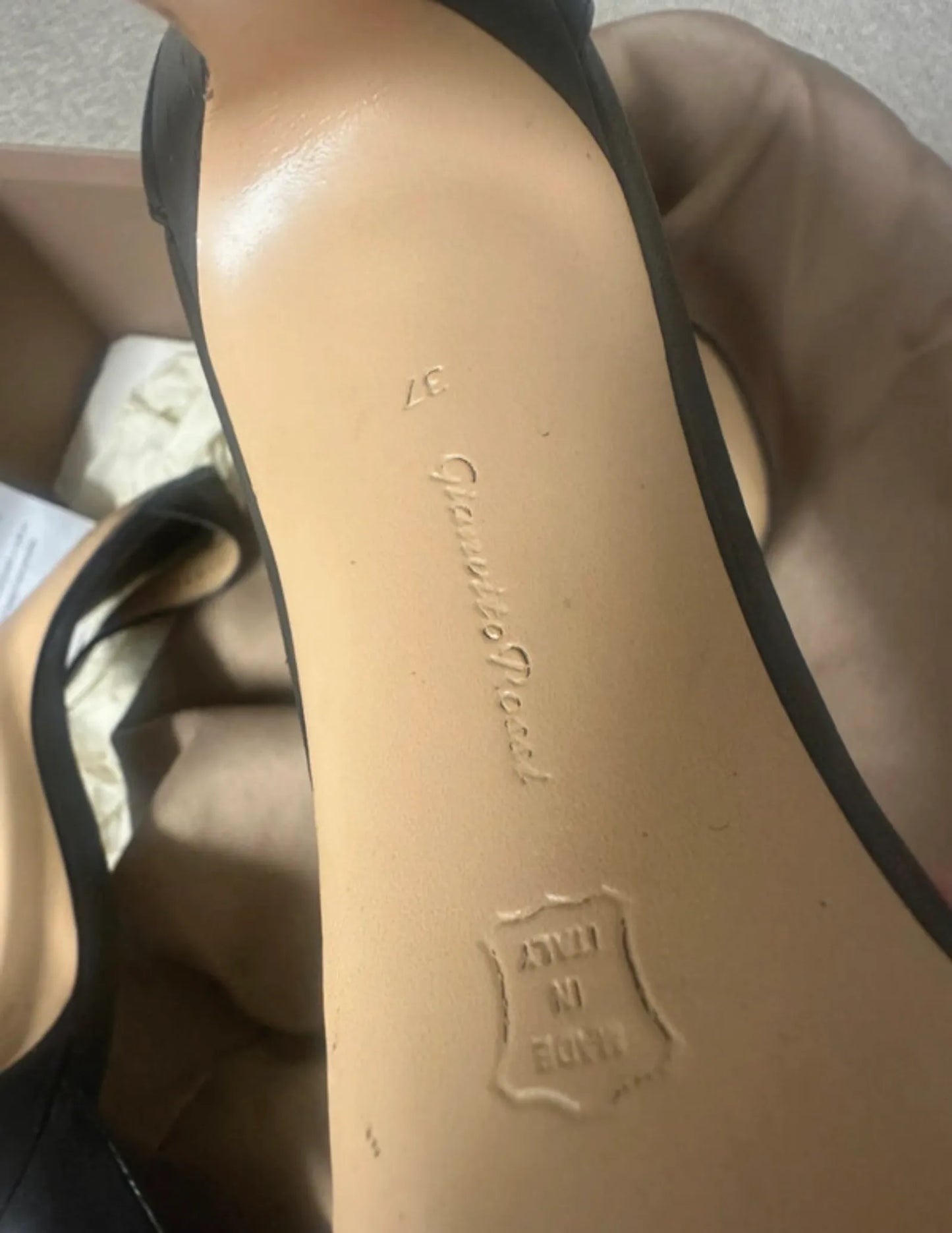 Gianvito Rossi Portofino 105-skinnklackar