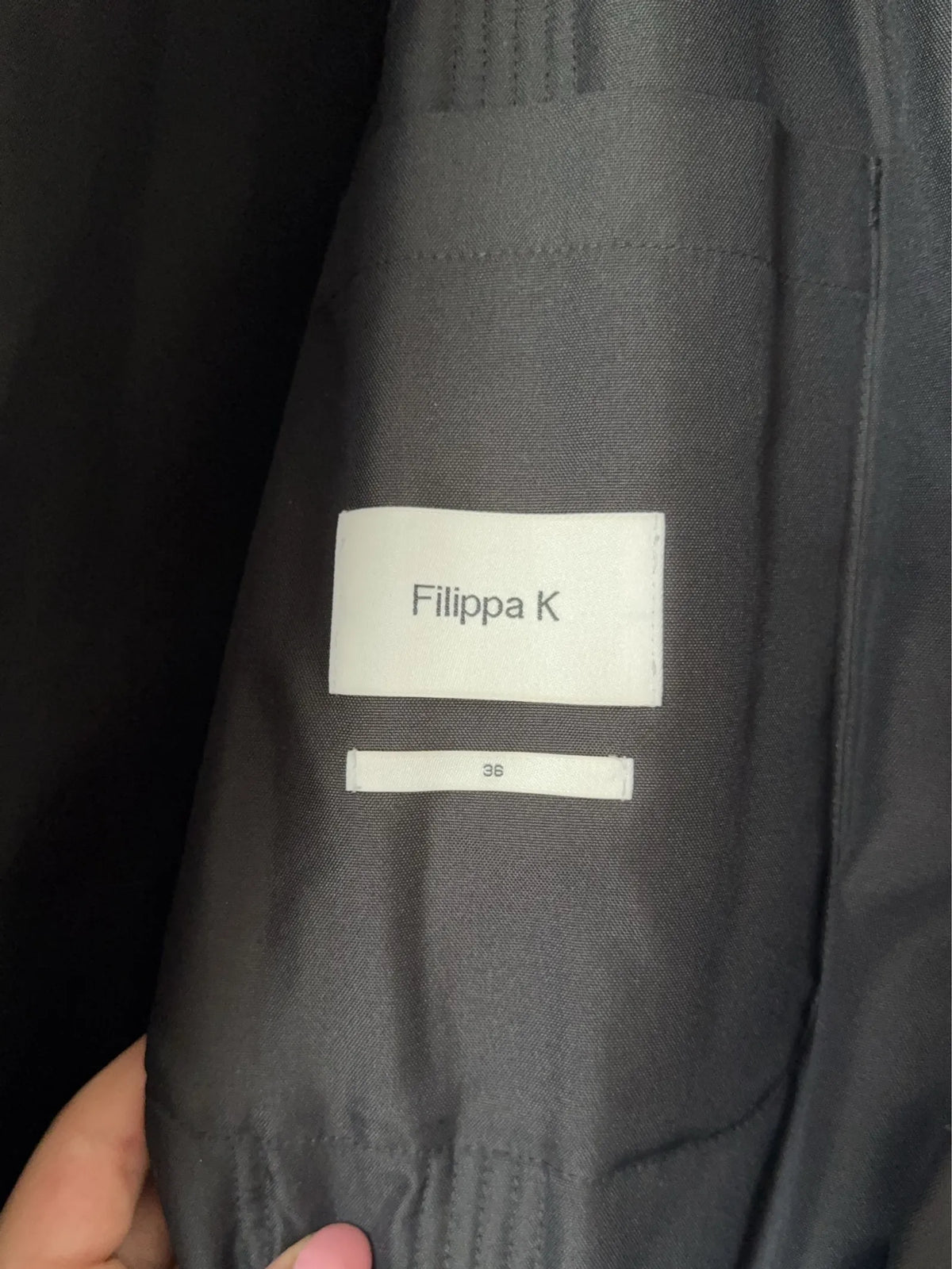 Filippa K Vienna Padded Black-jacka