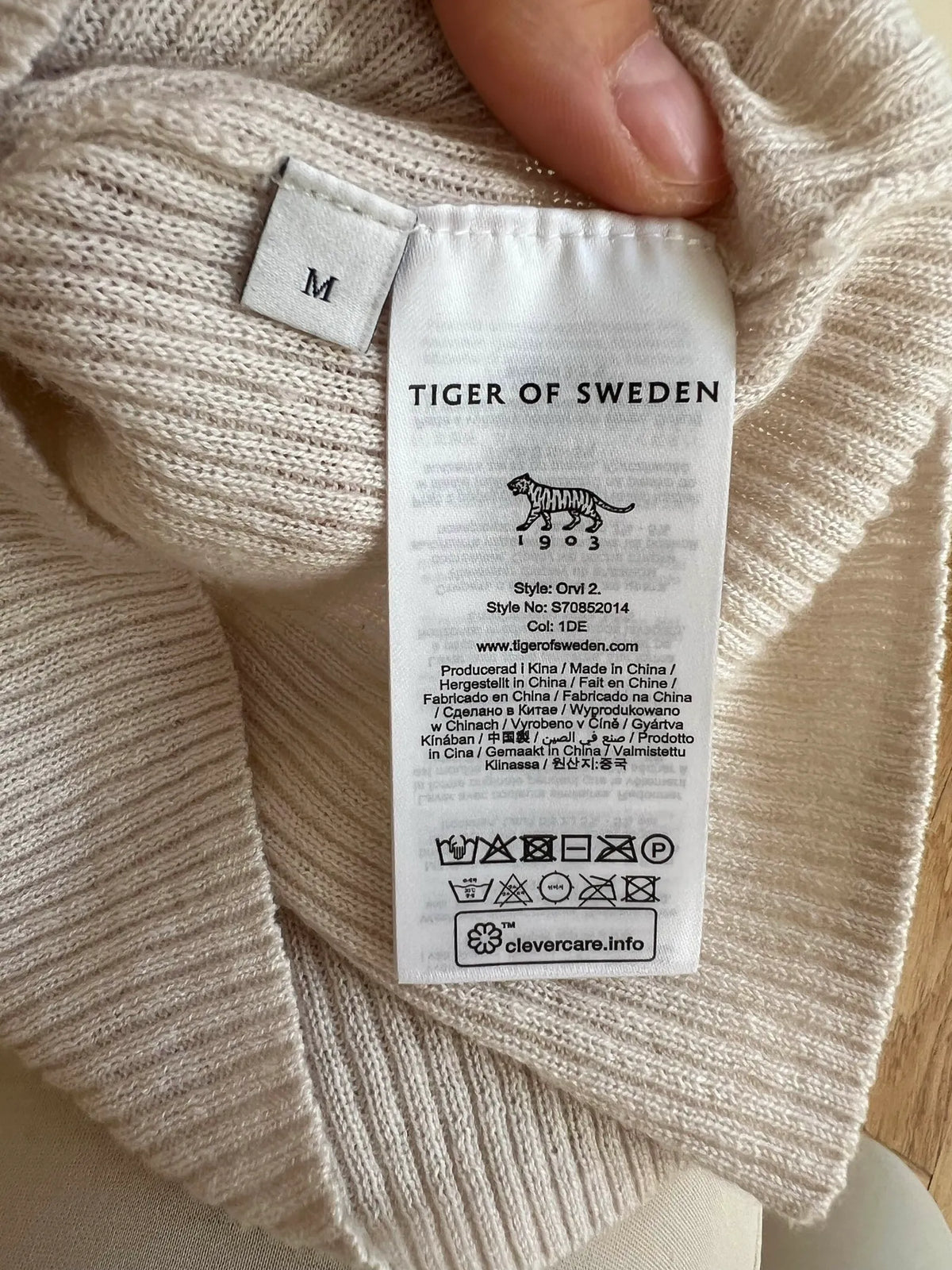 Tiger of Sweden-ulltröja
