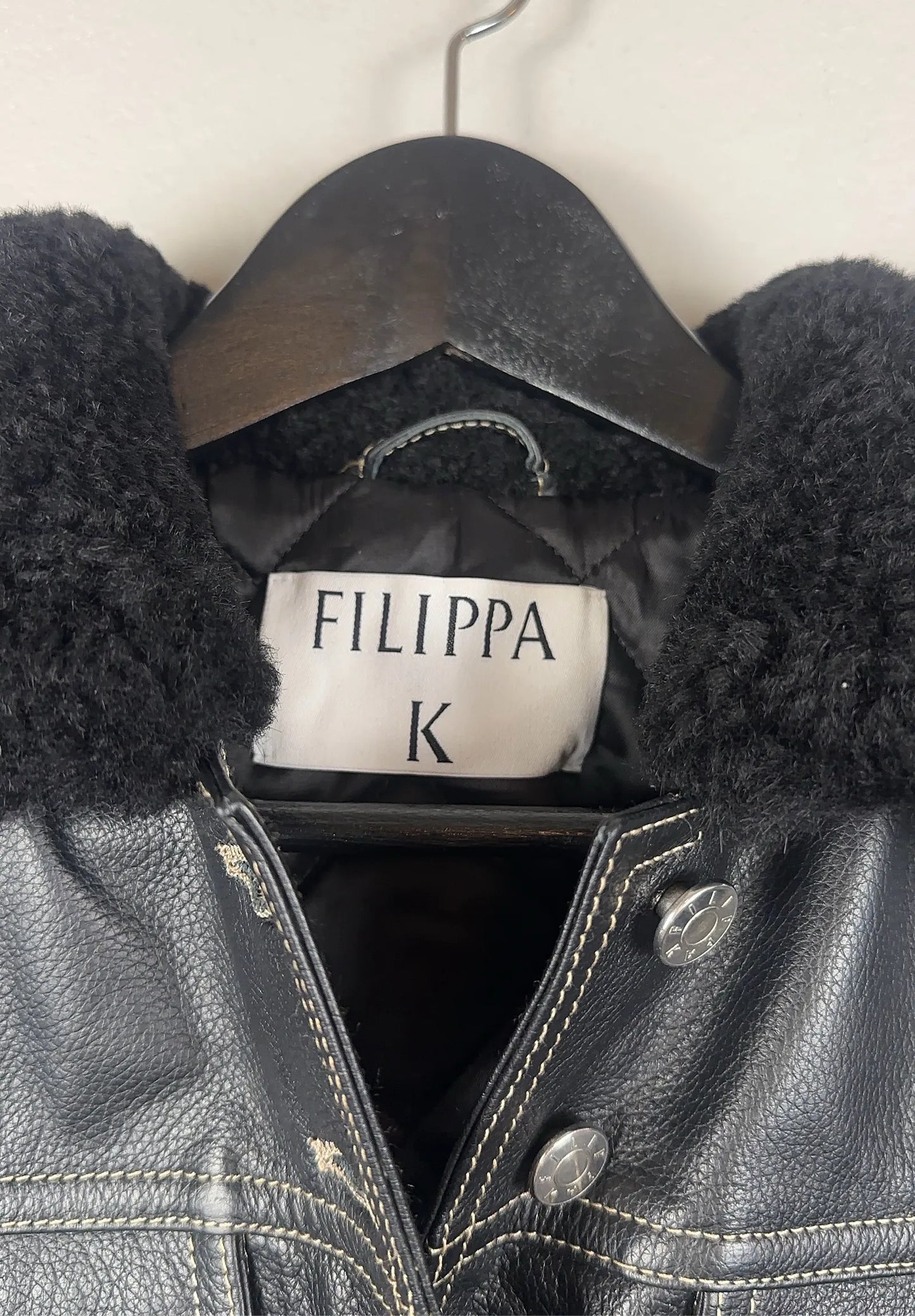 Filippa K Leather-skinnjacka
