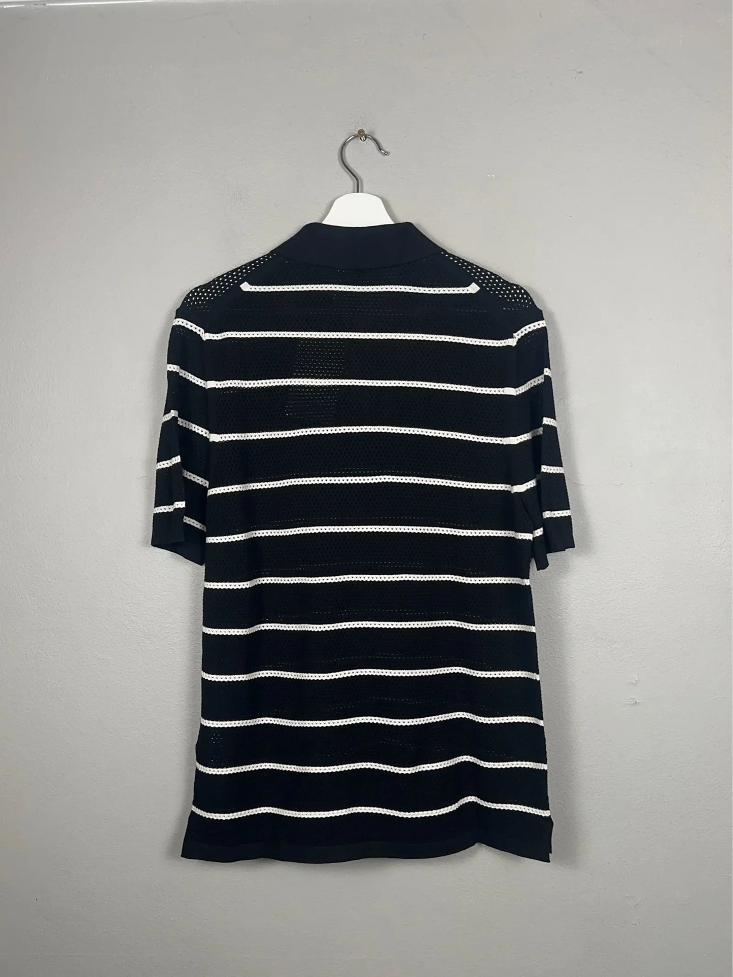 Filippa K Striped Mesh Polo Shirt