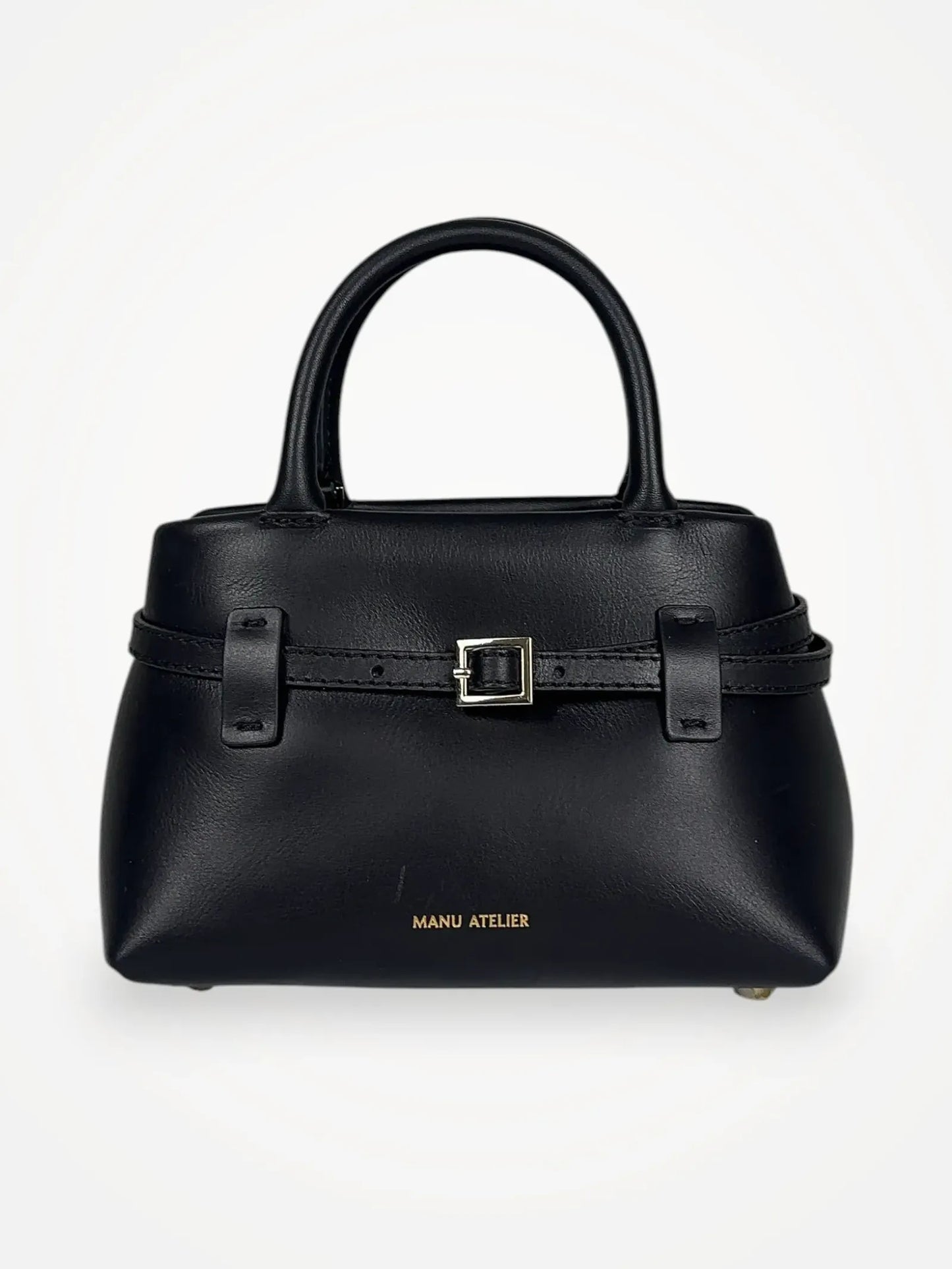 Manu Atelier-skinnhandväska