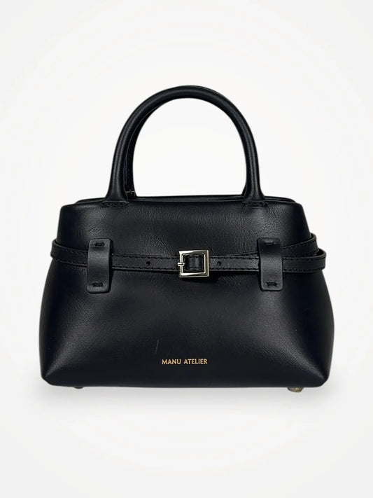 Manu Atelier-skinnhandväska