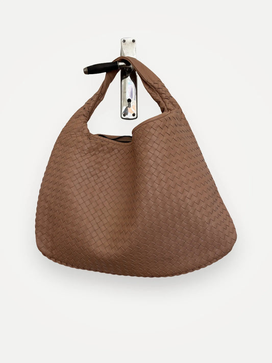 Bottega Veneta Veneta Intrecciato Hobo-skinnhandväska