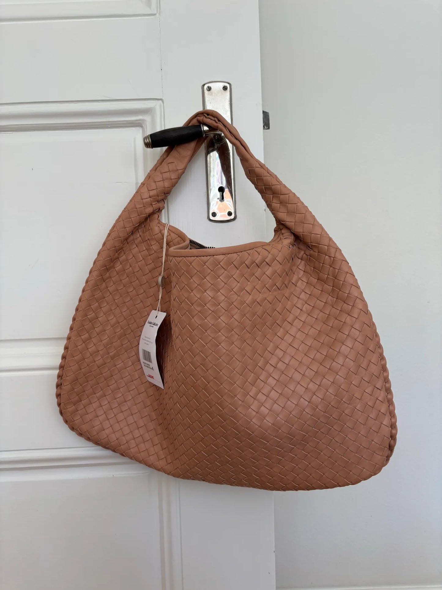 Bottega Veneta Veneta Intrecciato Hobo-skinnhandväska