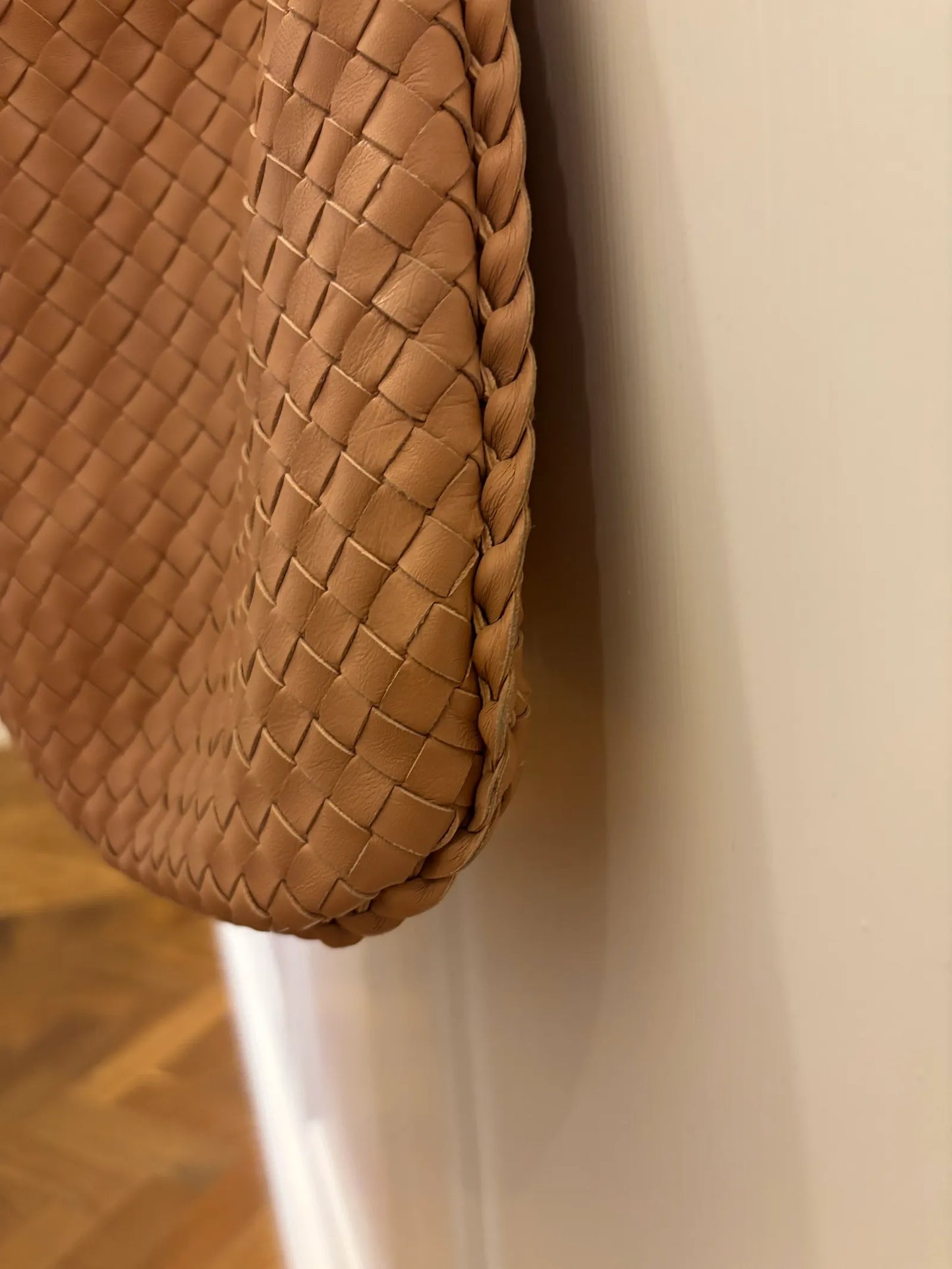 Bottega Veneta Veneta Intrecciato Hobo-skinnhandväska