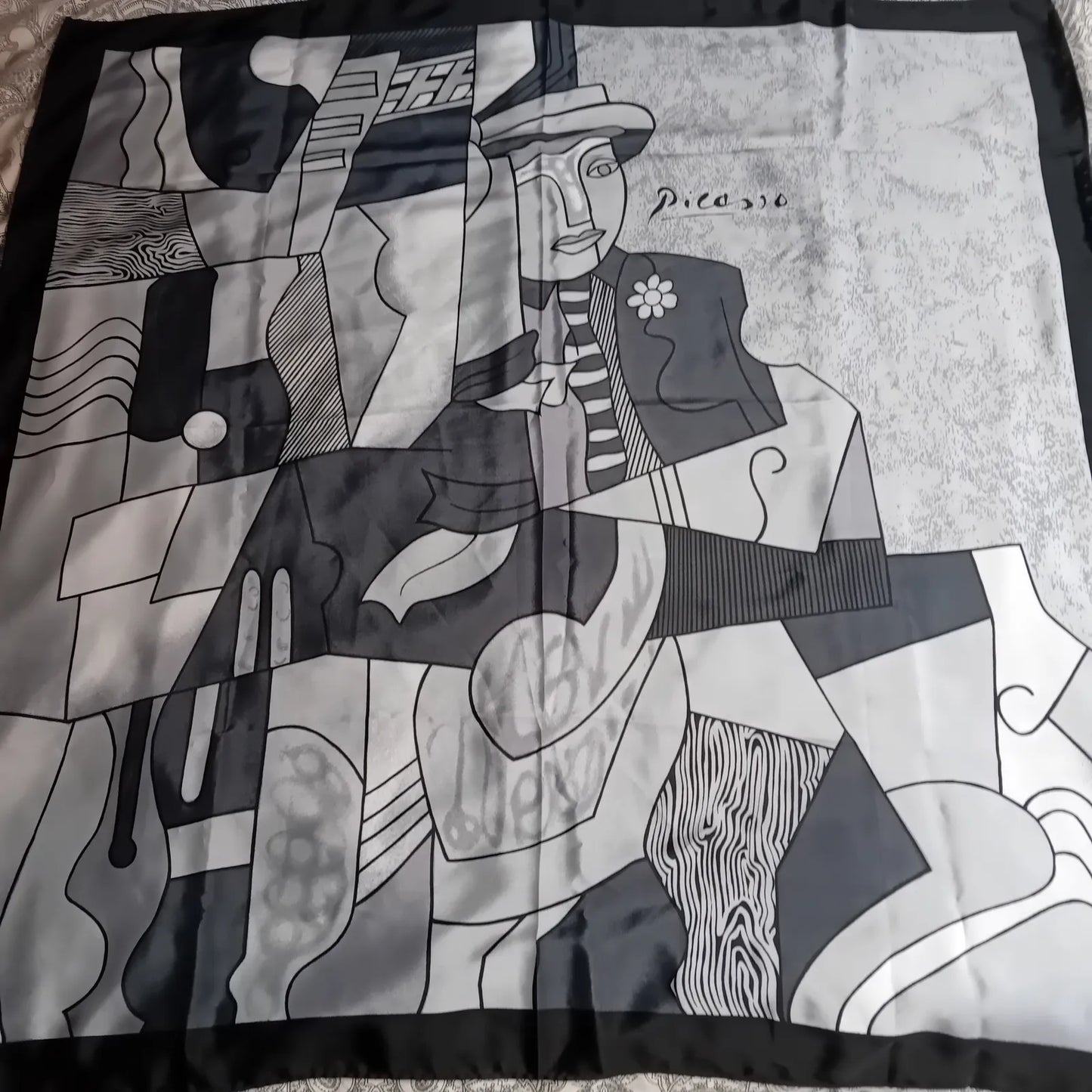 Picasso Paris-sidensjal NWOT
