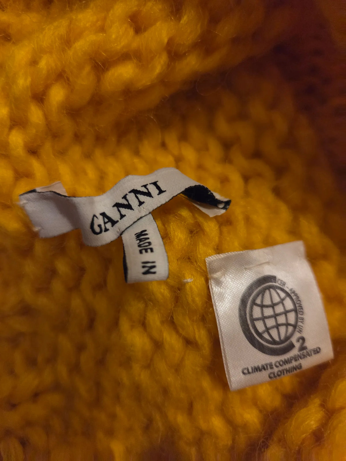 Ganni Chunky Rib Beanie Hat