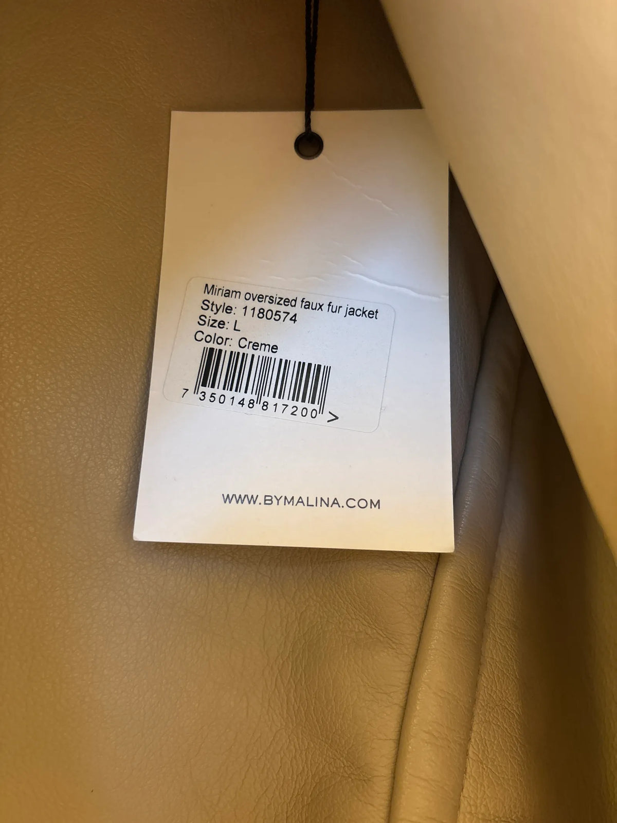 By Malina Miriam Oversized Faux Fur-jacka NWOT