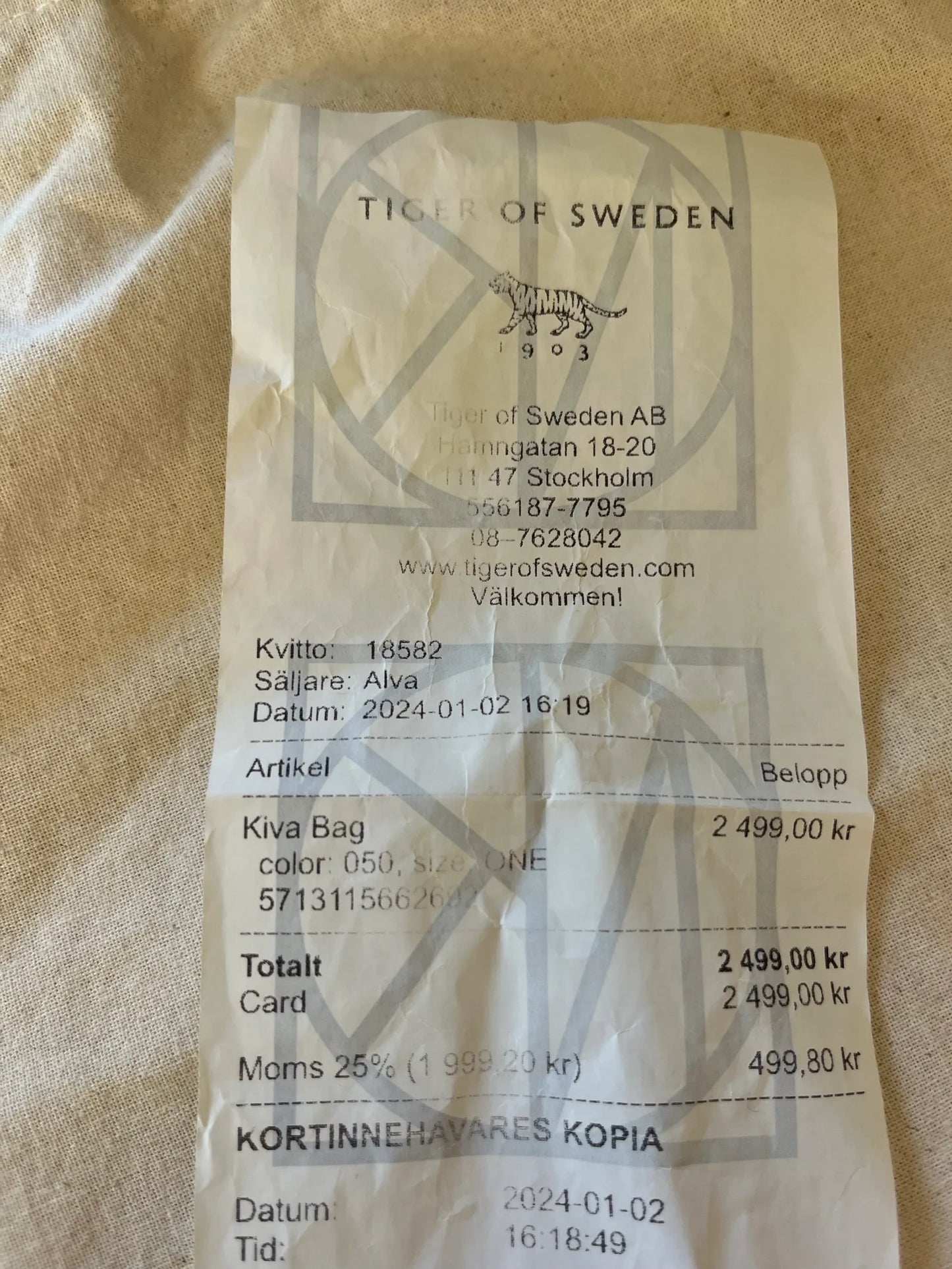 Tiger of Sweden Kiva Shoulder bag