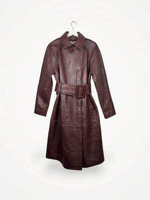 Bonded Leather Coat