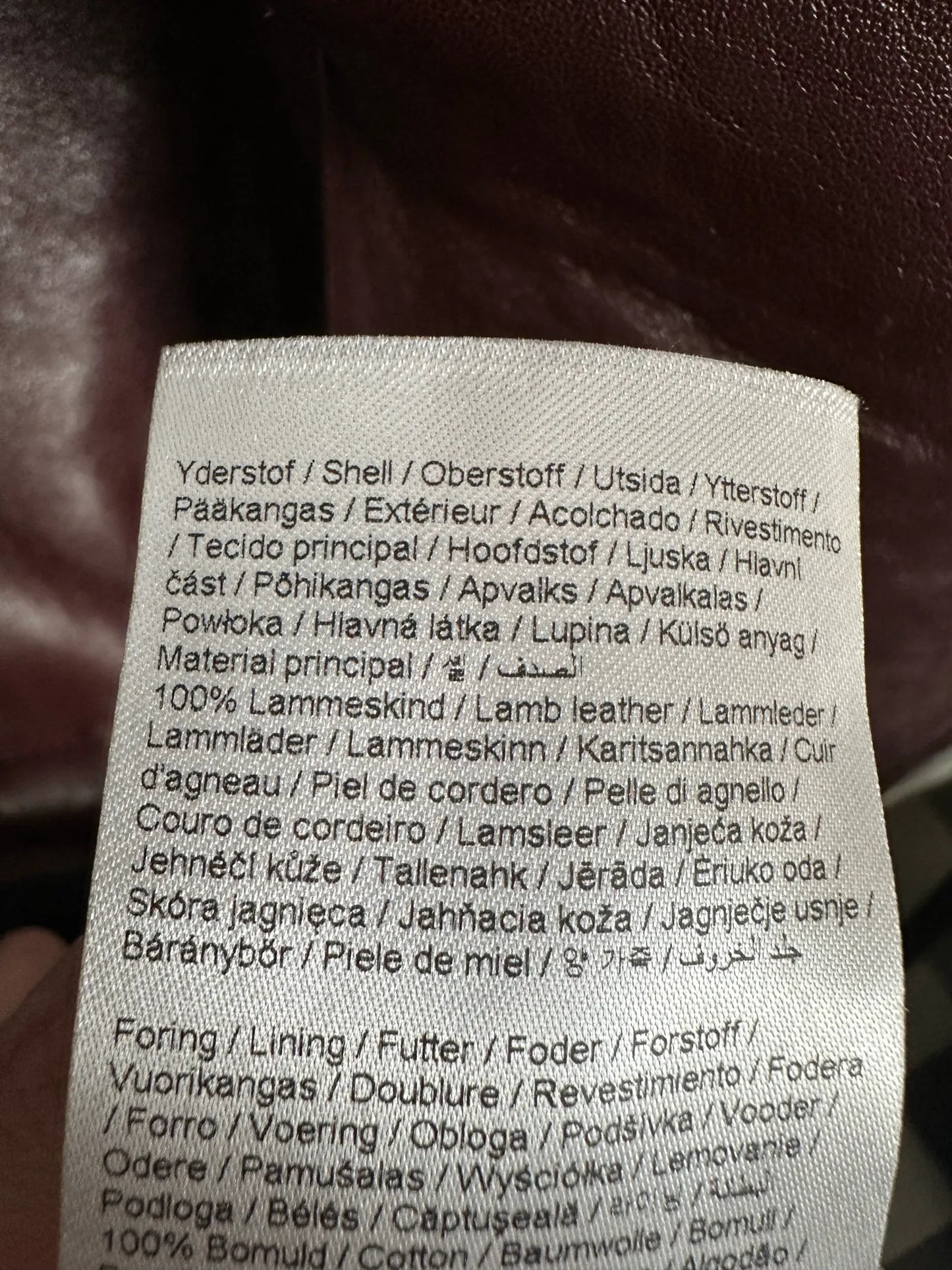 Bonded Leather Coat
