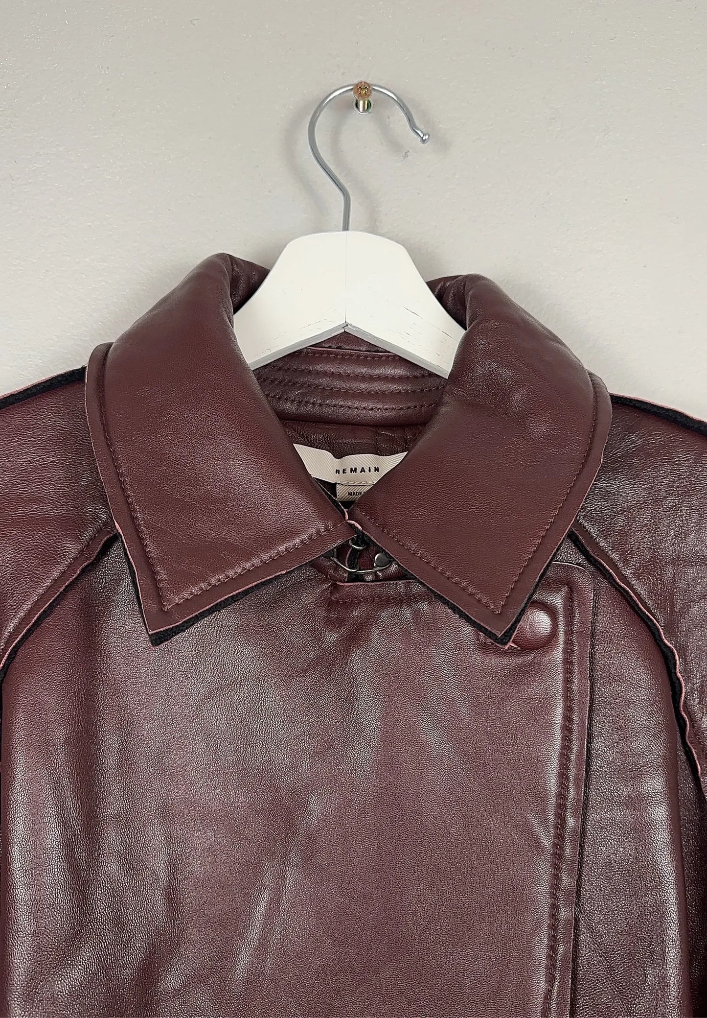 Bonded Leather Coat