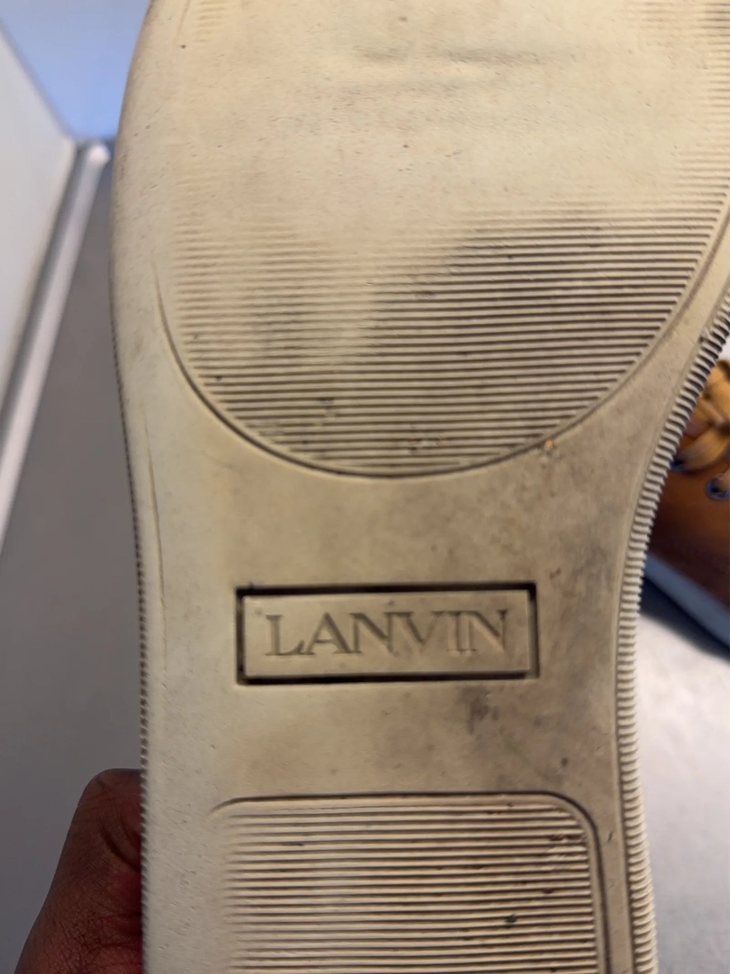 Lanvin Dbb1 Nappa Cap Toe-sneakers