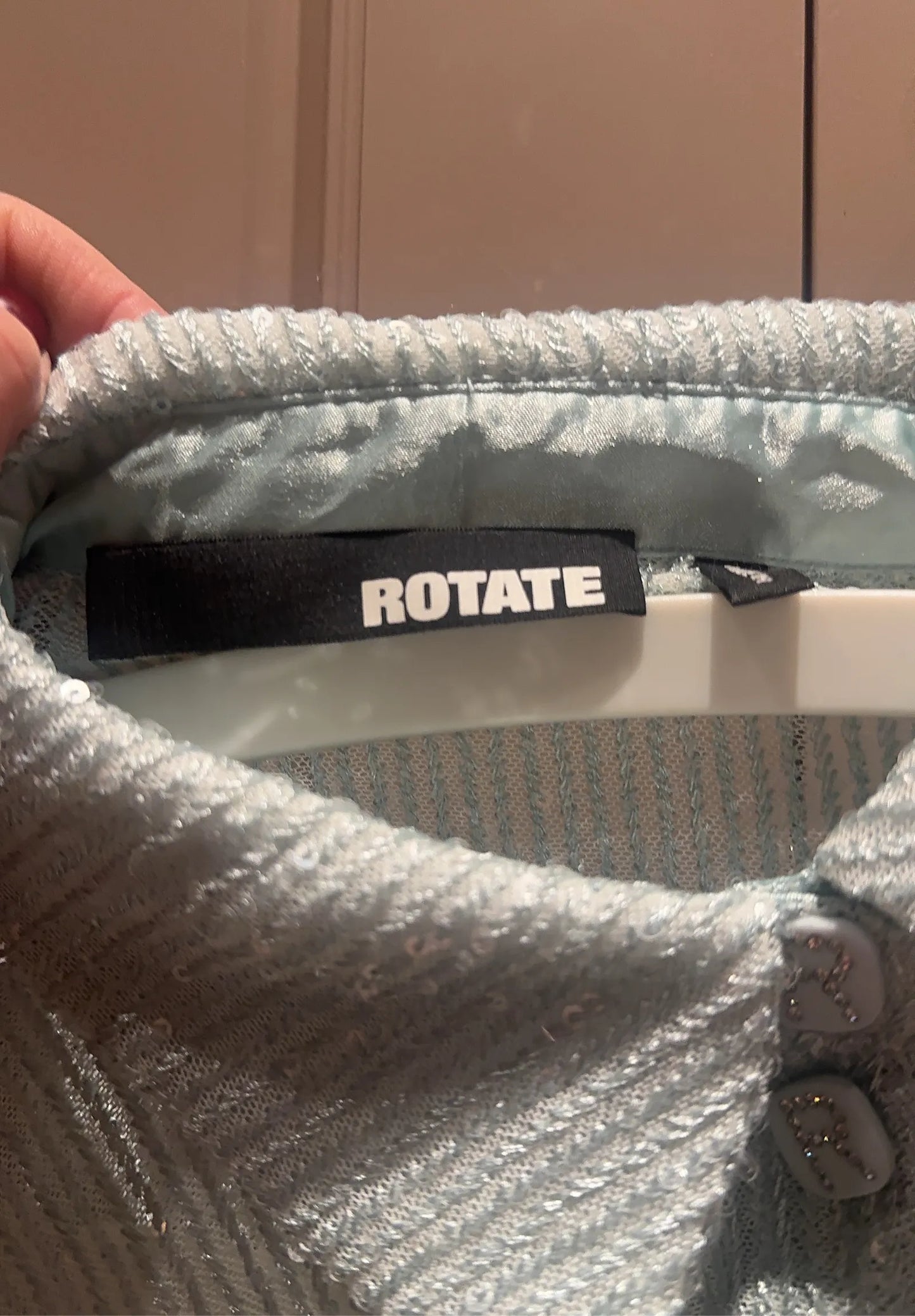 Rotate Sequin Top