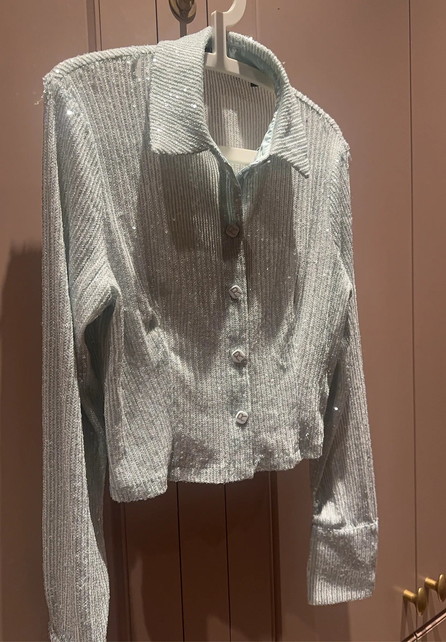 Rotate Sequin Top