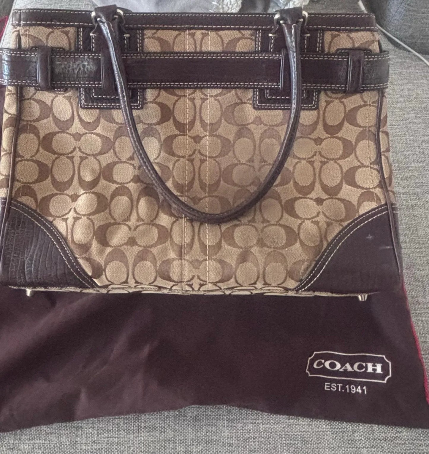 Coach Signature Vintageväska (modell E060-10246) Handbag