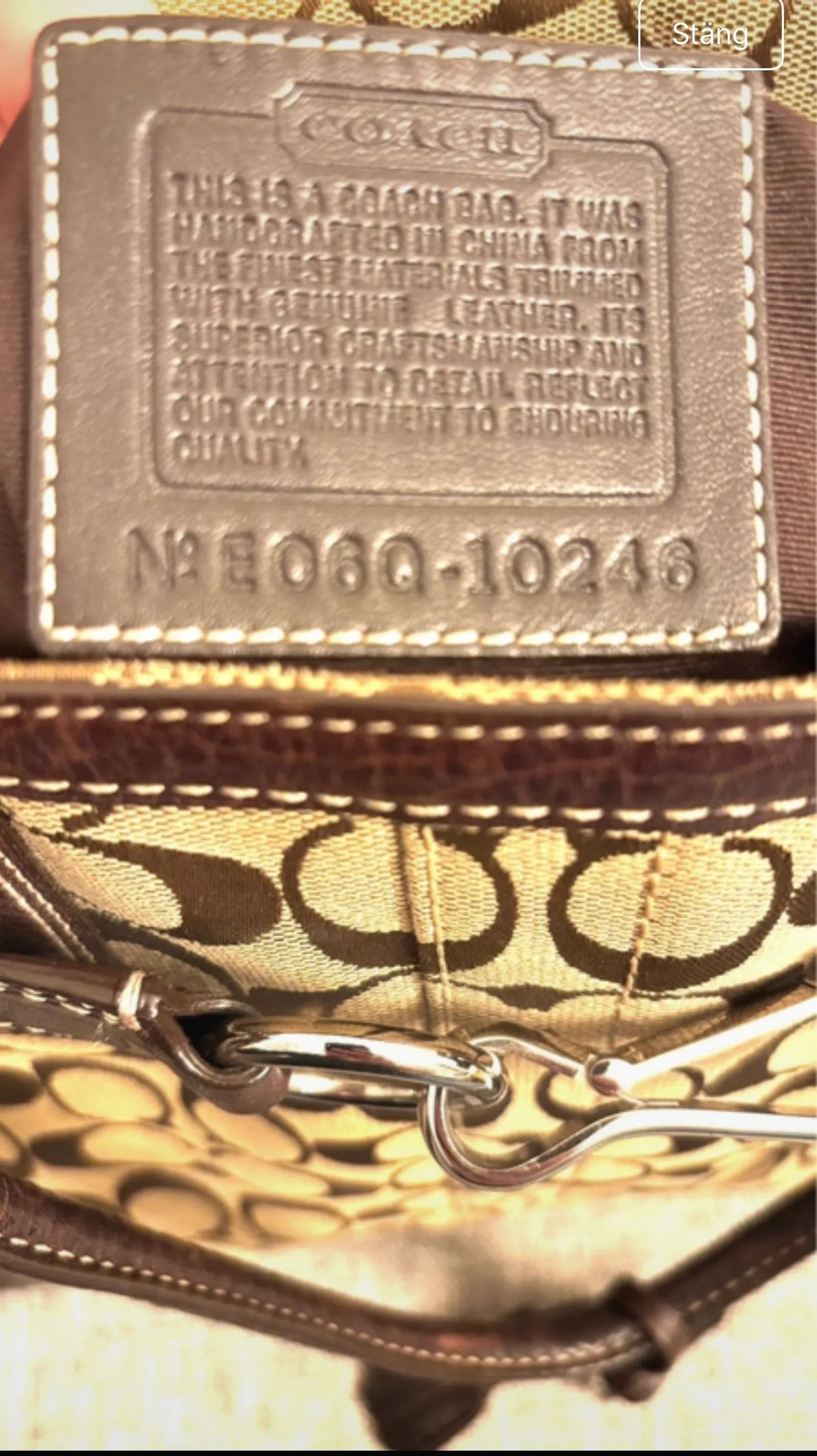 Coach Signature Vintageväska (modell E060-10246) Handbag