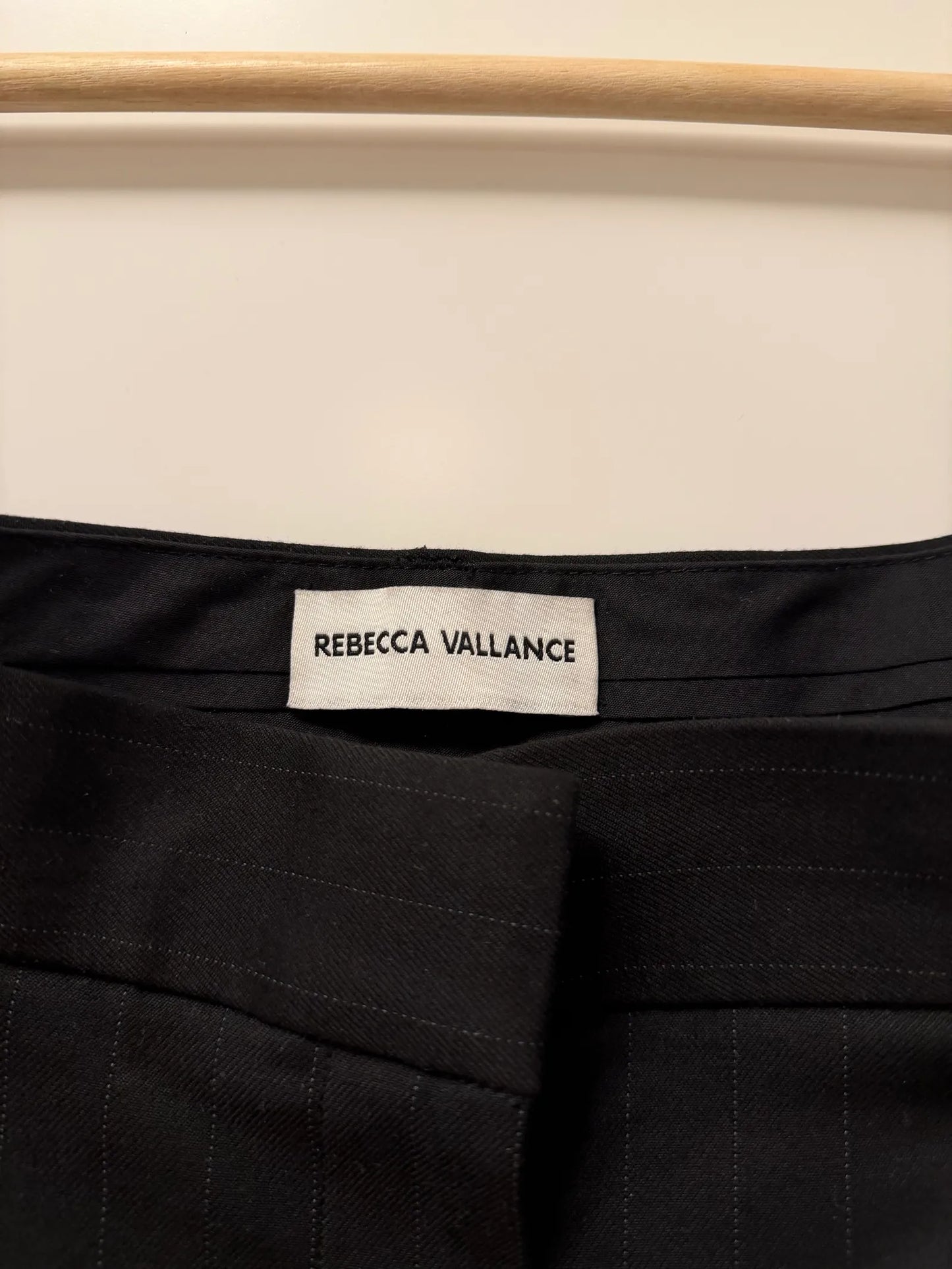 Rebecca Vallance Charlie Pinstripe Wide Leg Suit Trousers