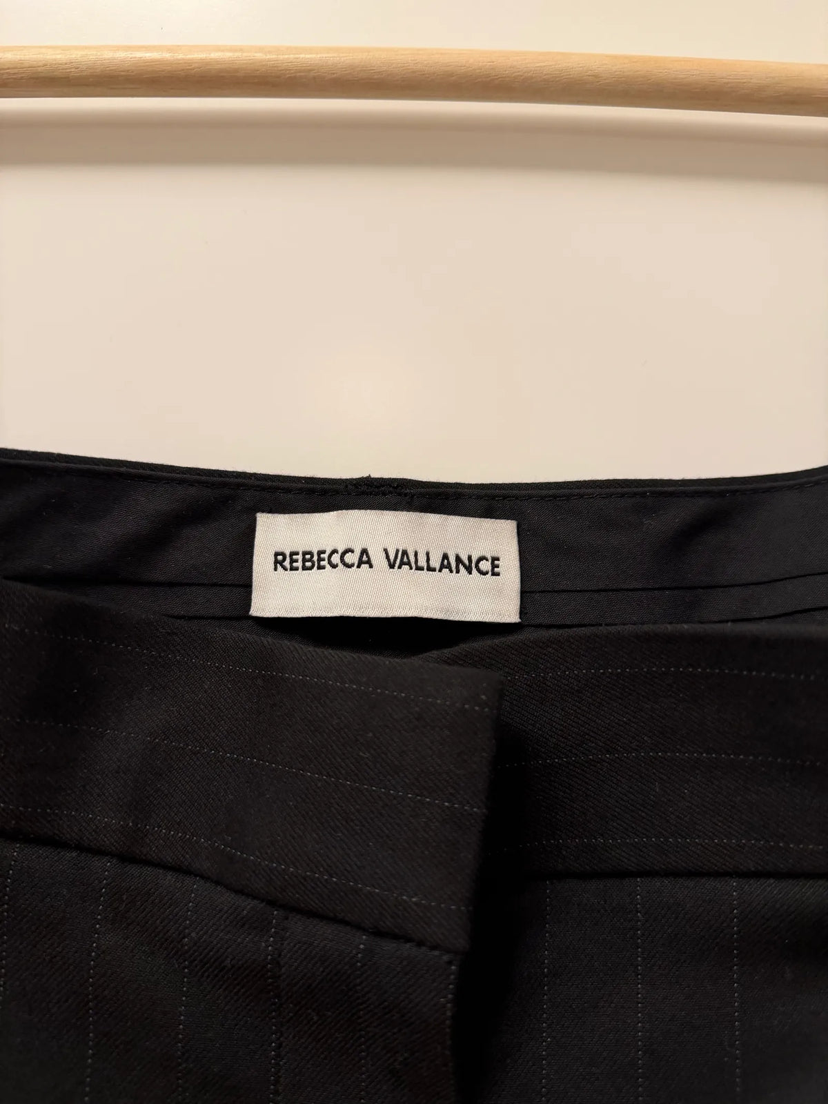 Rebecca Vallance Charlie Pinstripe Wide Leg Suit Trousers