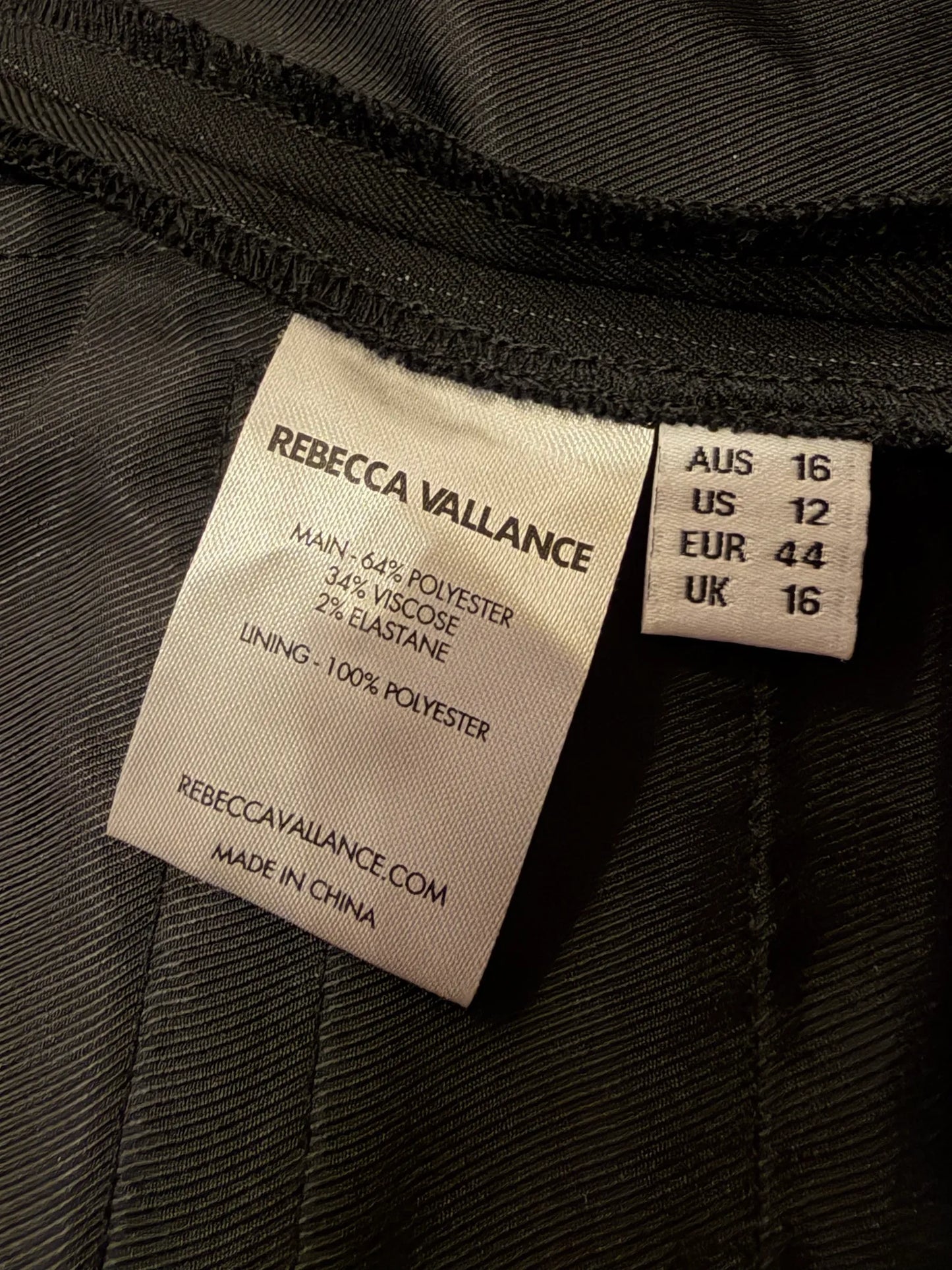 Rebecca Vallance Charlie Pinstripe Wide Leg Suit Trousers