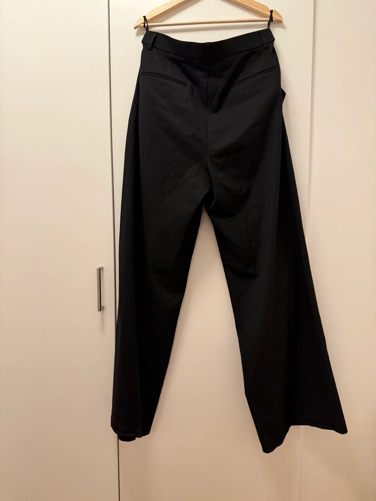 Rebecca Vallance Charlie Pinstripe Wide Leg Suit Trousers