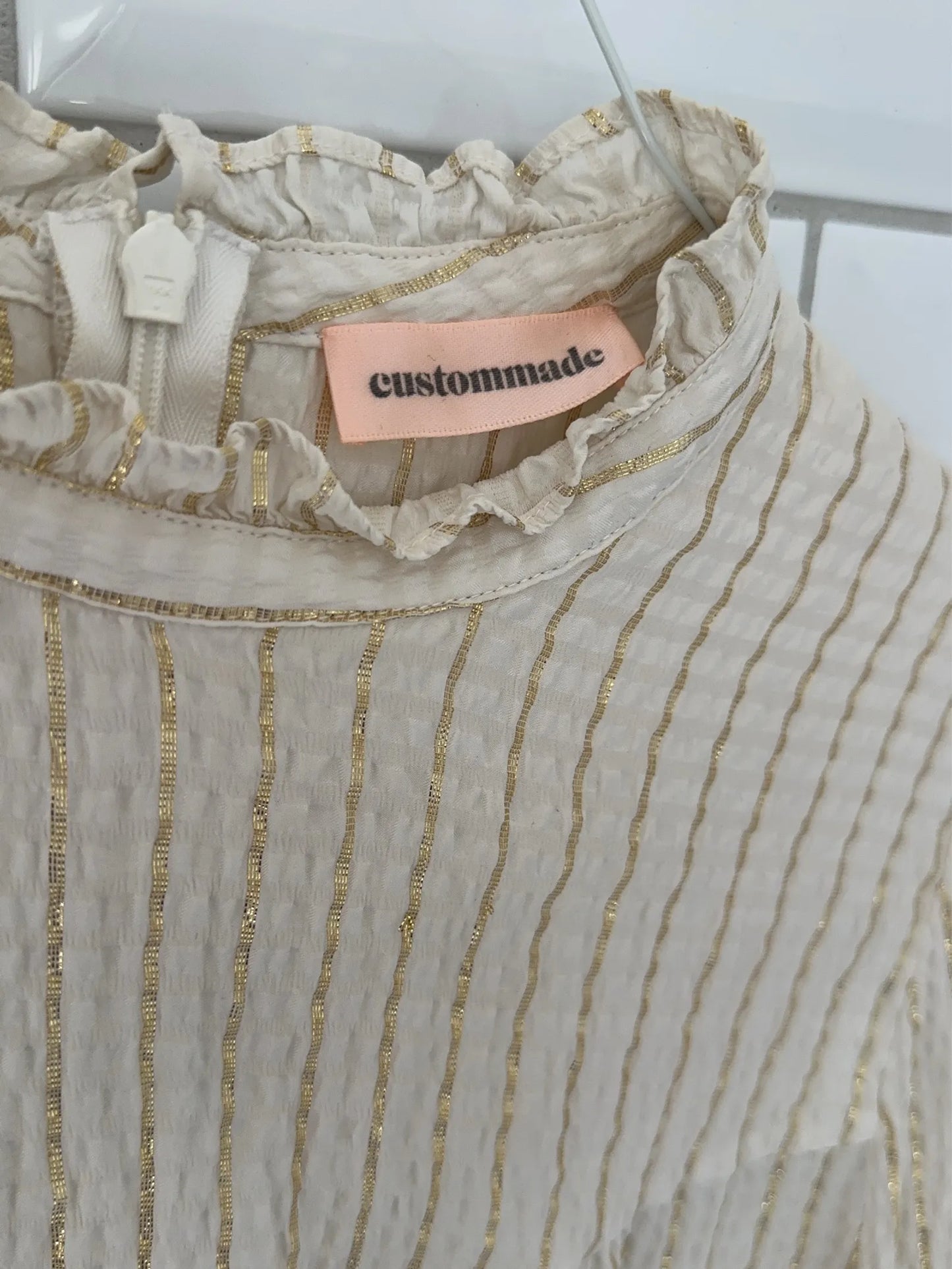 Custommade-sidenblus