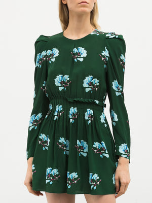 Maje Ikoise Silk Romper-jumpsuit