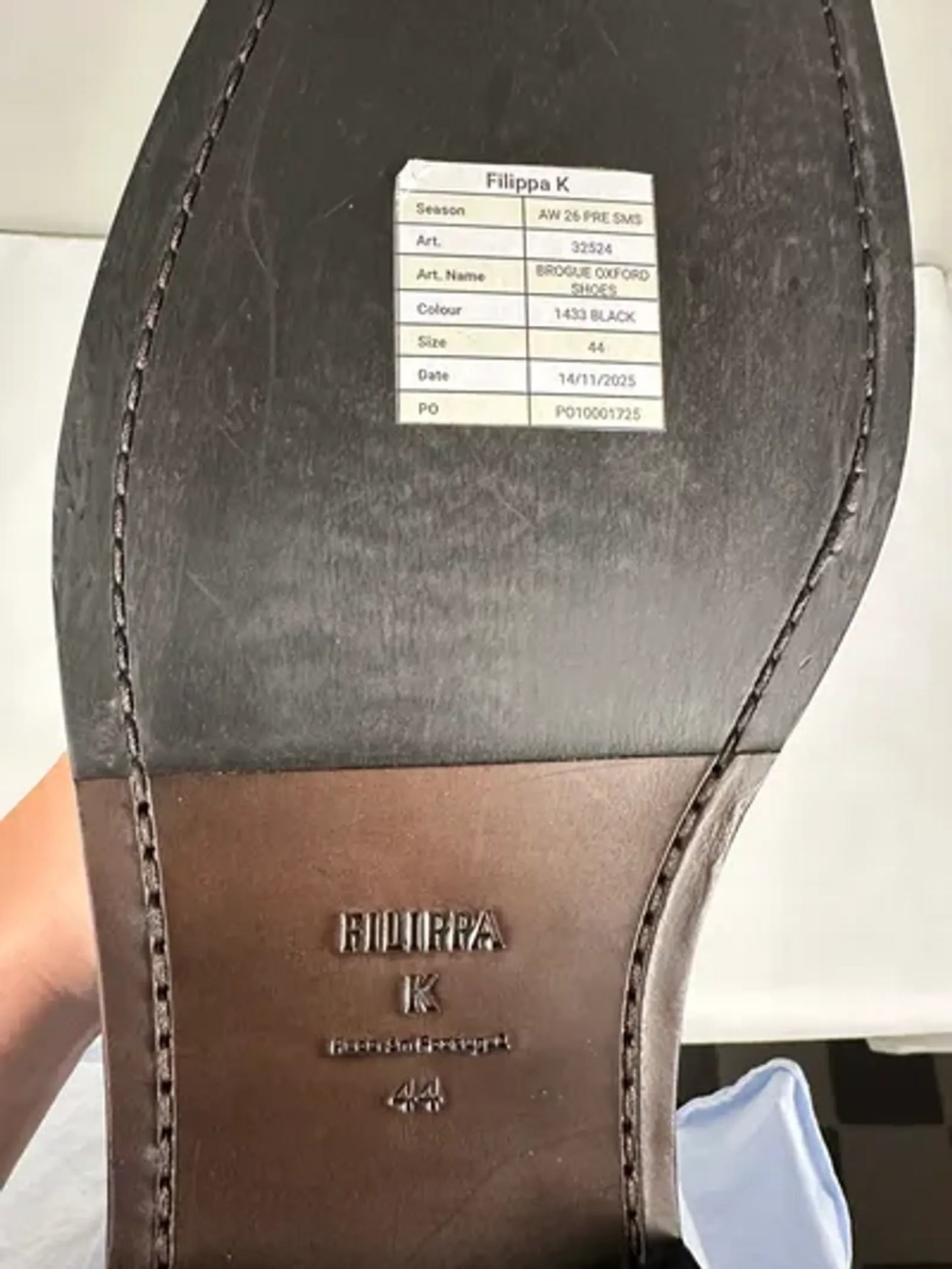 Filippa K Brogue Oxford Shoes-skinnskor NWOT