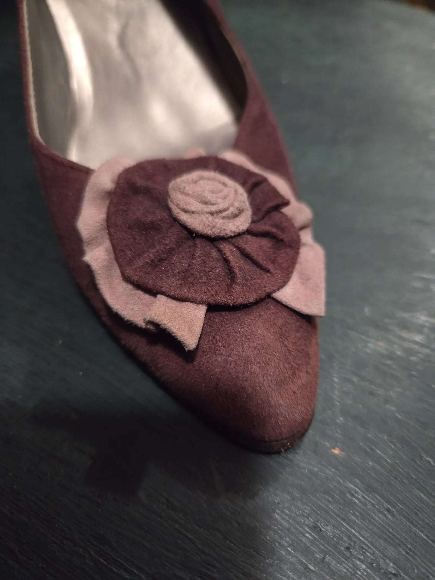 Ganni Janet Suede-skinnklackar