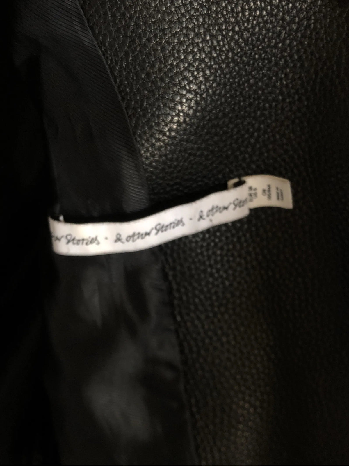 & Other Stories 383640 Leather jacket