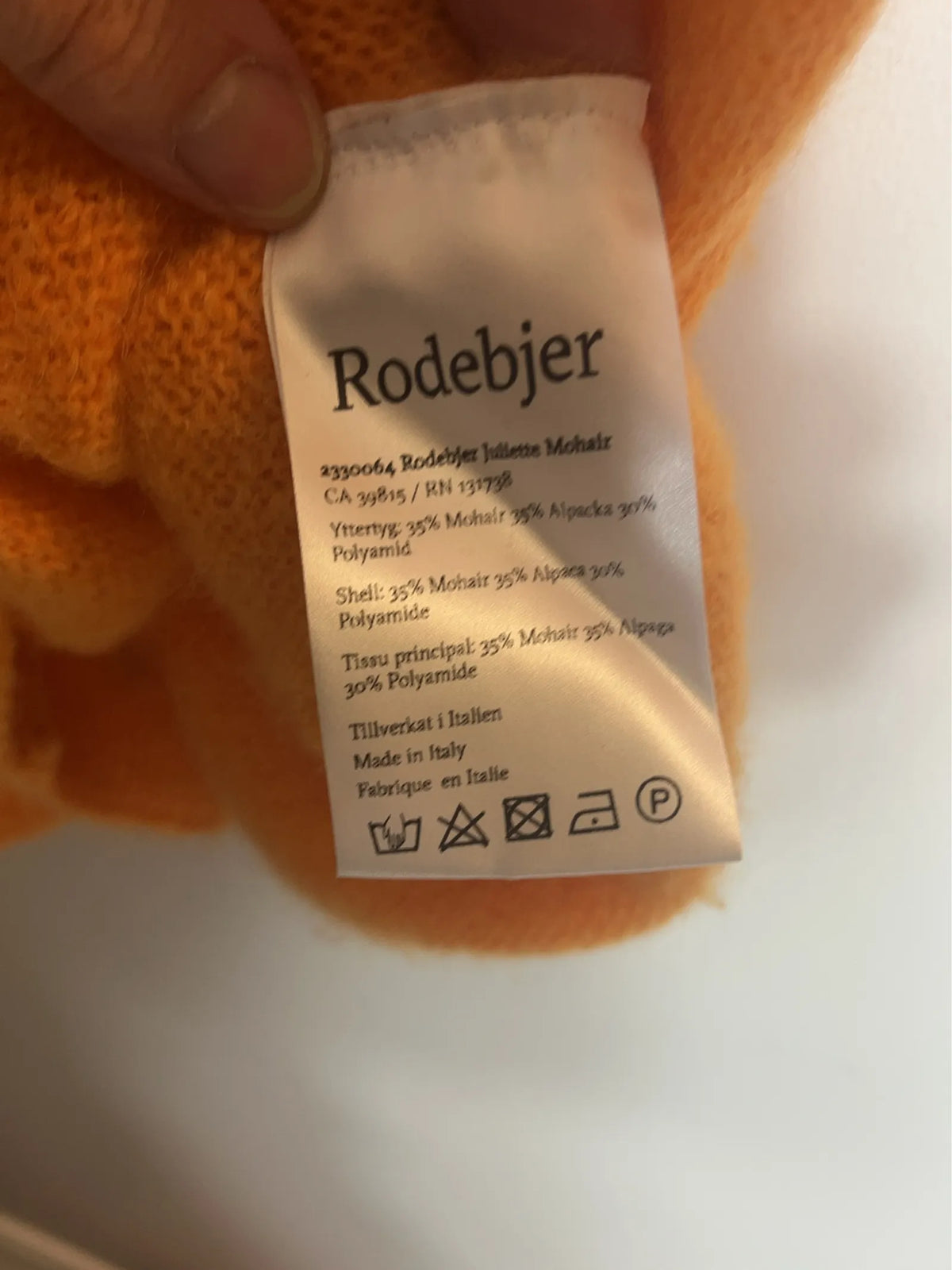 Rodebjer Julliette Mohair-kofta