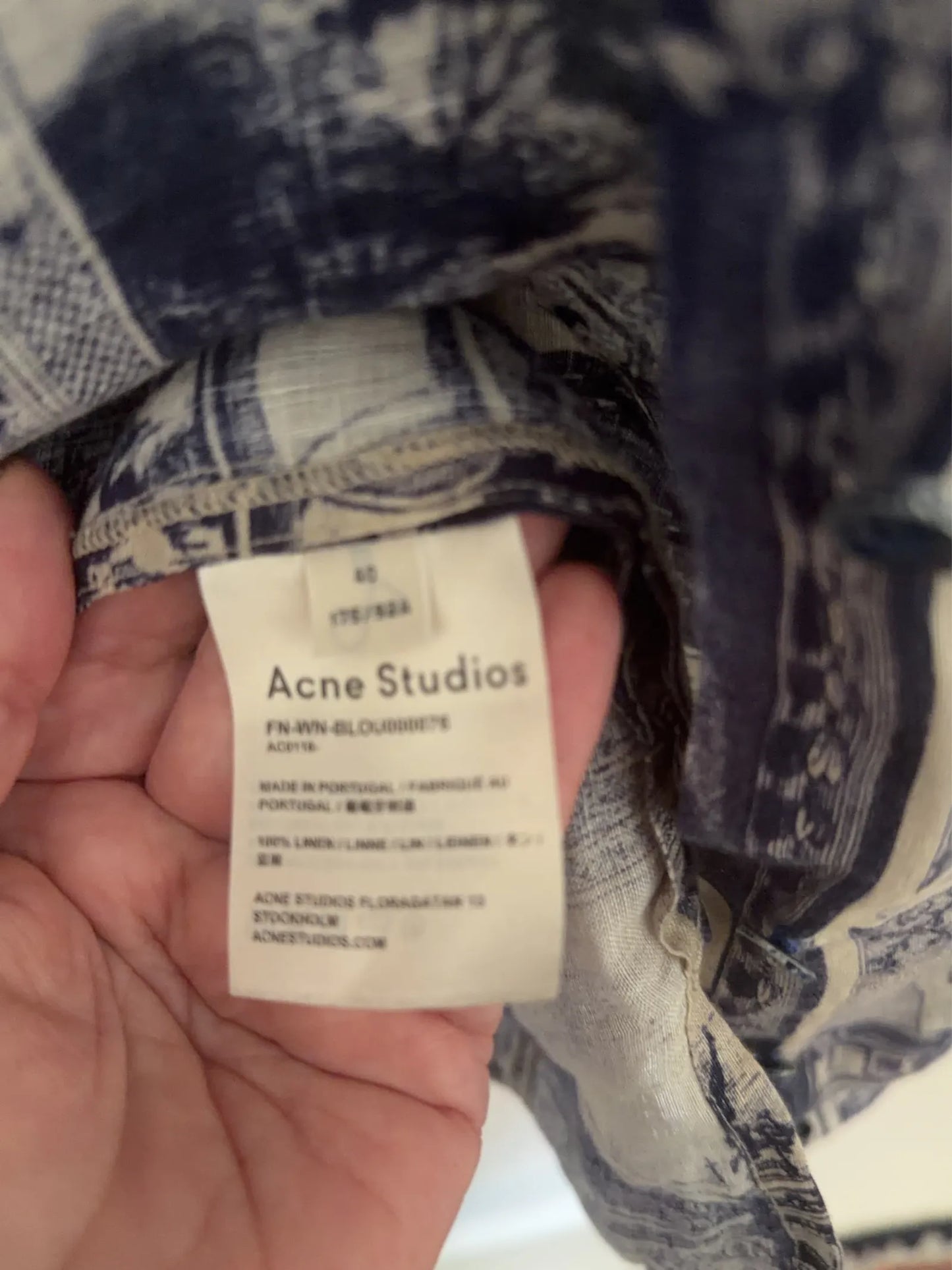 Acne Studios-linneskjorta