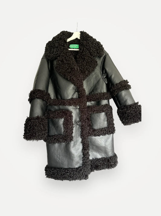 United Colors Of Benetton-skinnjacka NWOT