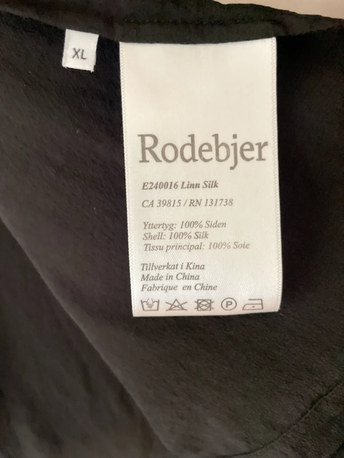 Rodebjer-sidenblus
