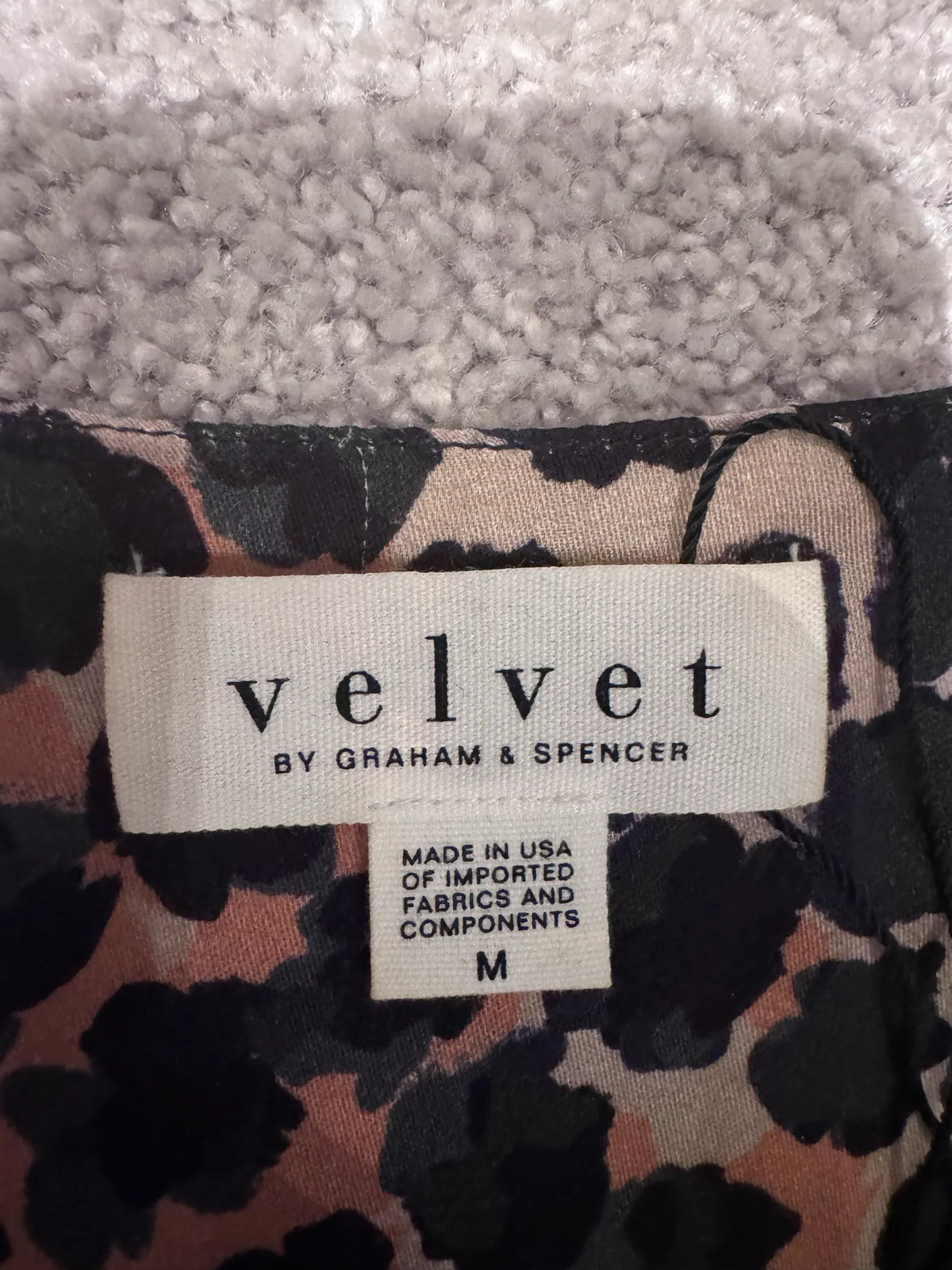 Velvet-sidenklänning