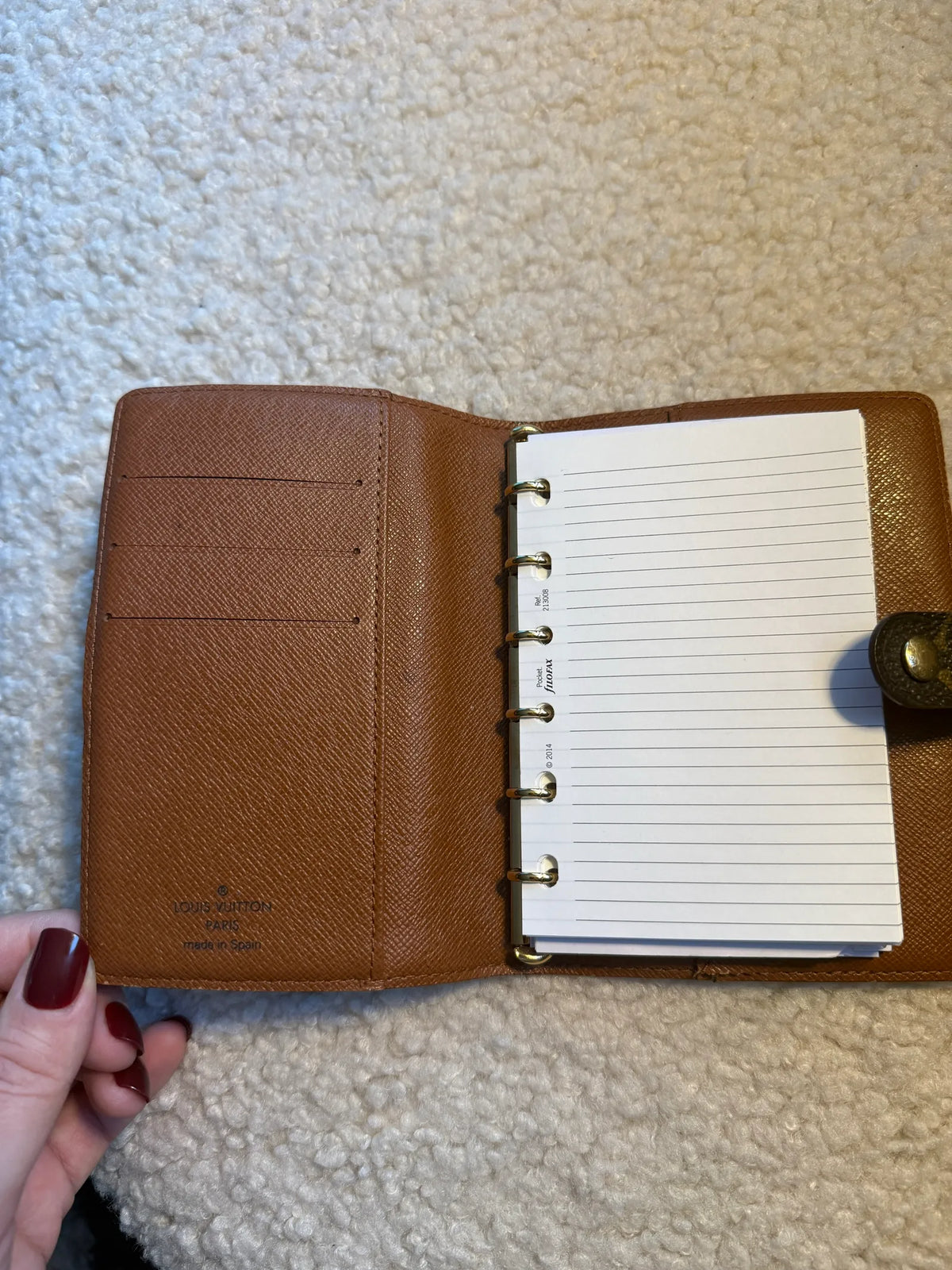 Louis Vuitton Small Agenda Cover Wallet