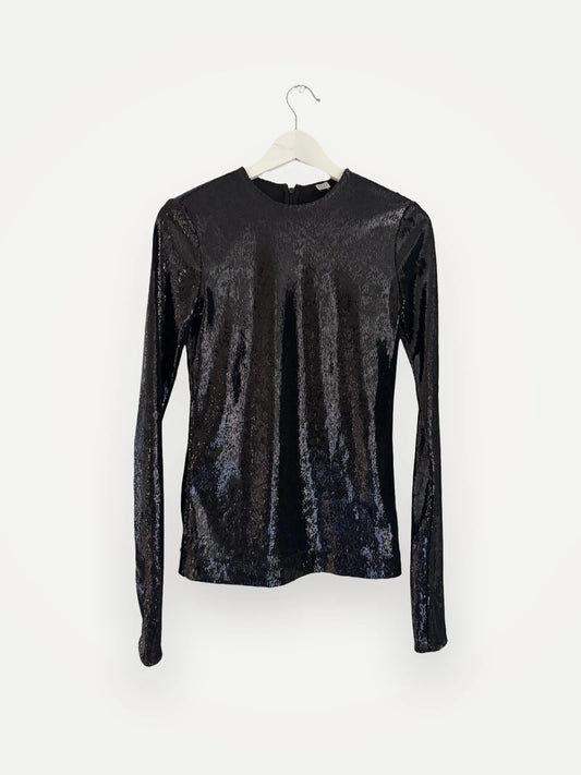 Toteme Long Sleeve Sequin-topp NWOT