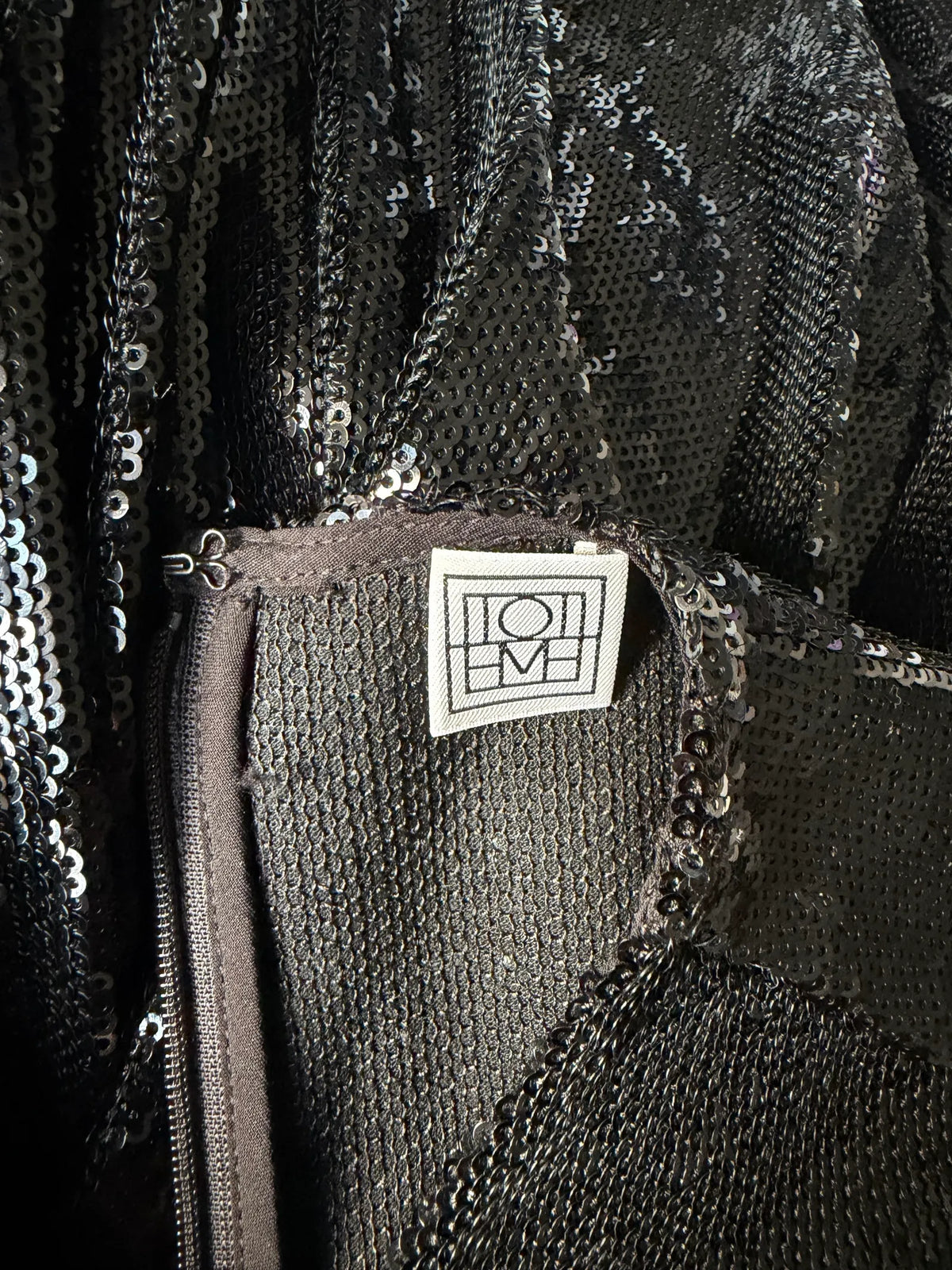 Toteme Long Sleeve Sequin-topp NWOT