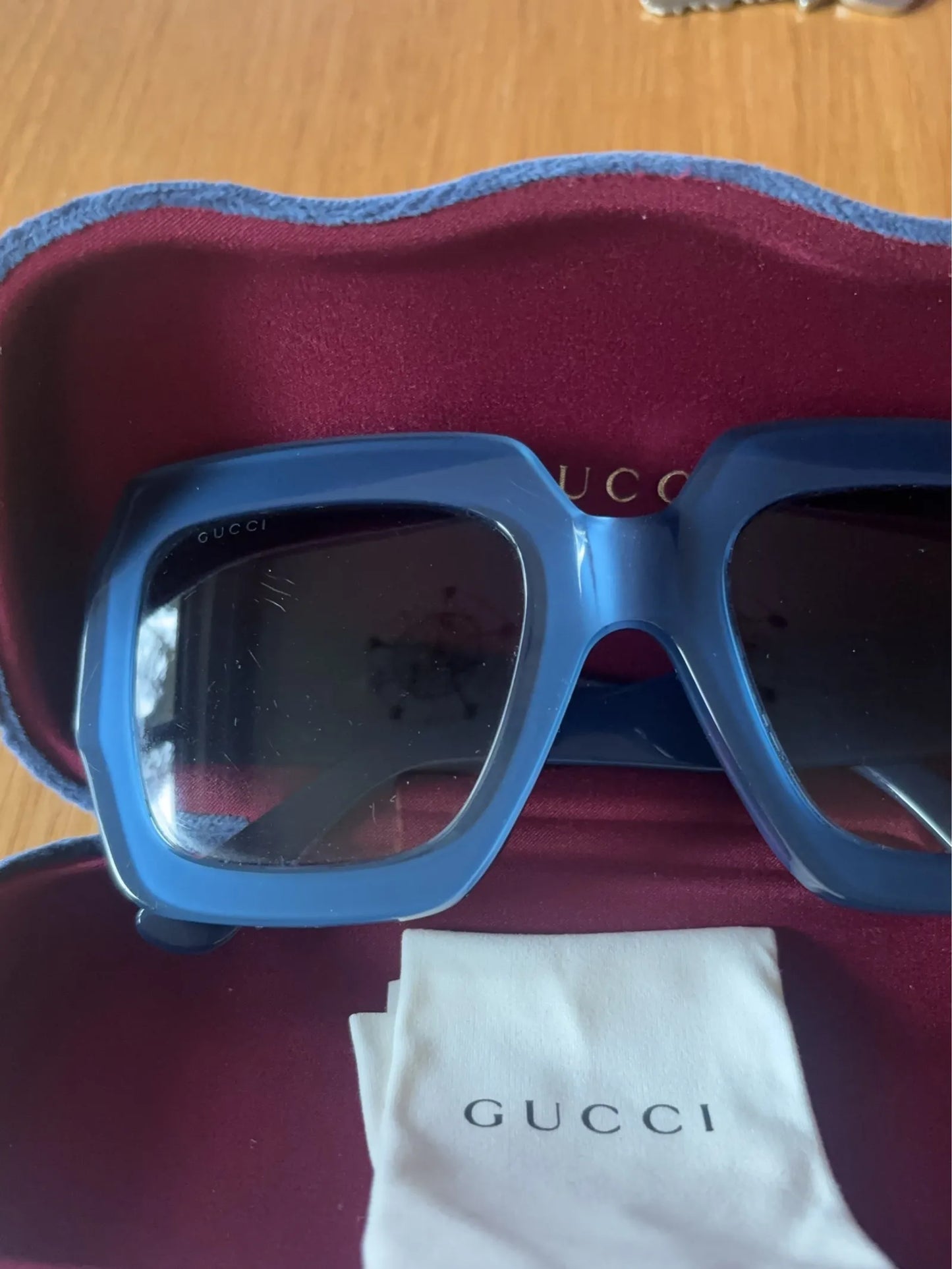 Gucci Square Gg0178s-solglasögon