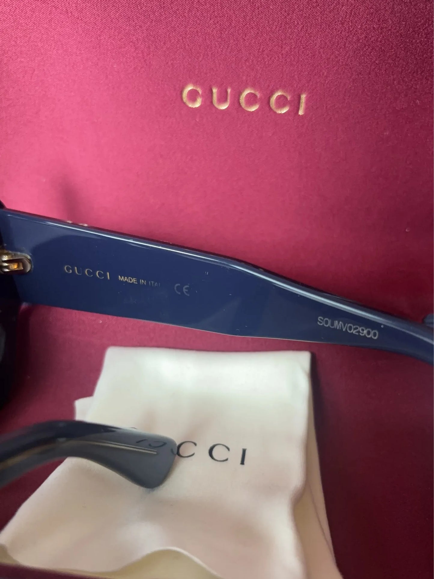 Gucci Square Gg0178s-solglasögon